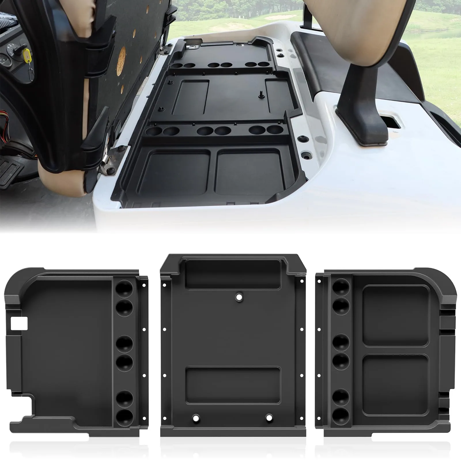 CYOOYC Under-Seat Storage Tray for E-Z-GO RXV Valor 2025 (RXV-USDS)