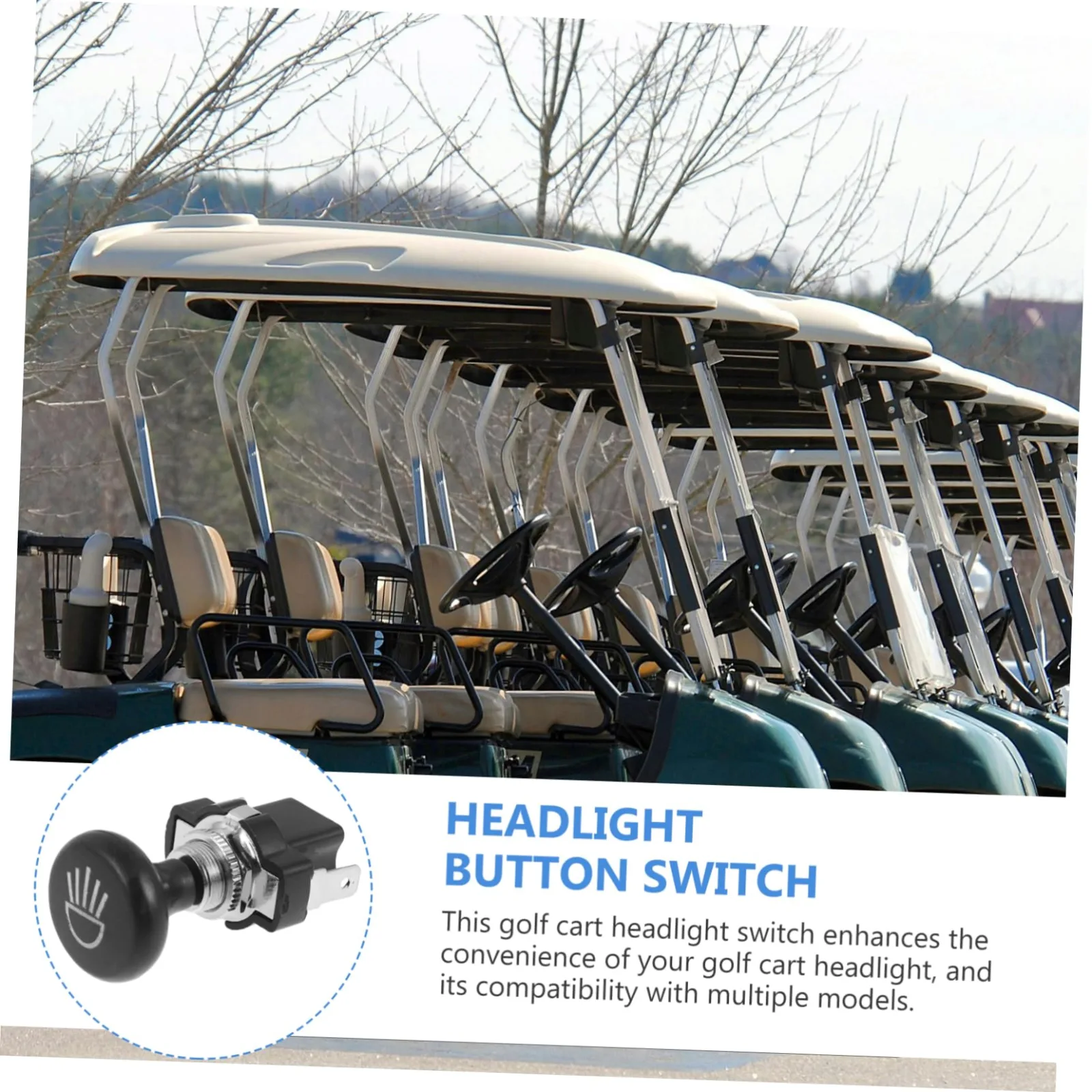 TOPPERFUN Headlight Push-Pull Switch FS2259N12VRMWK image 4