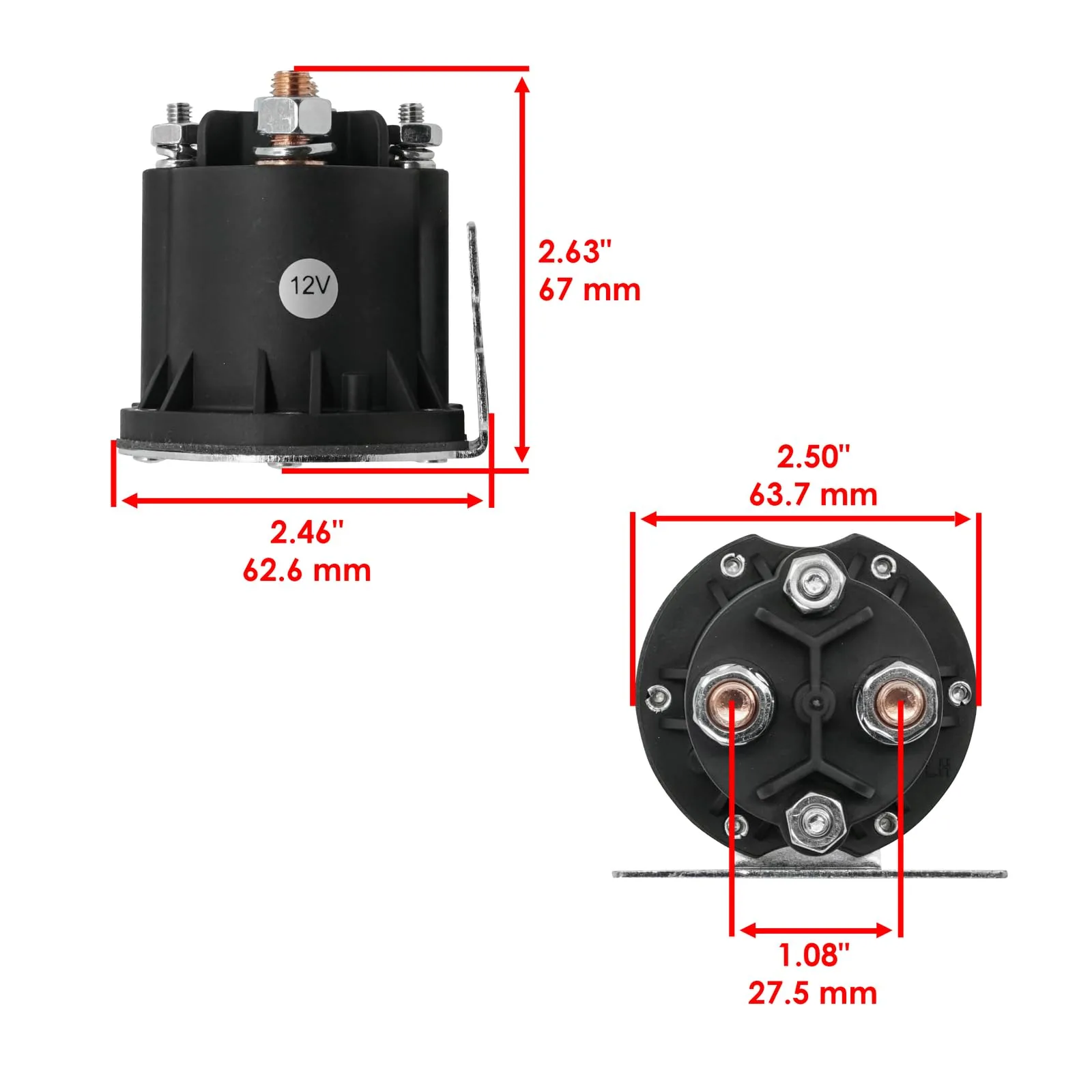 Generic Starter Solenoid Relay Mod-R36R-13339 image 2