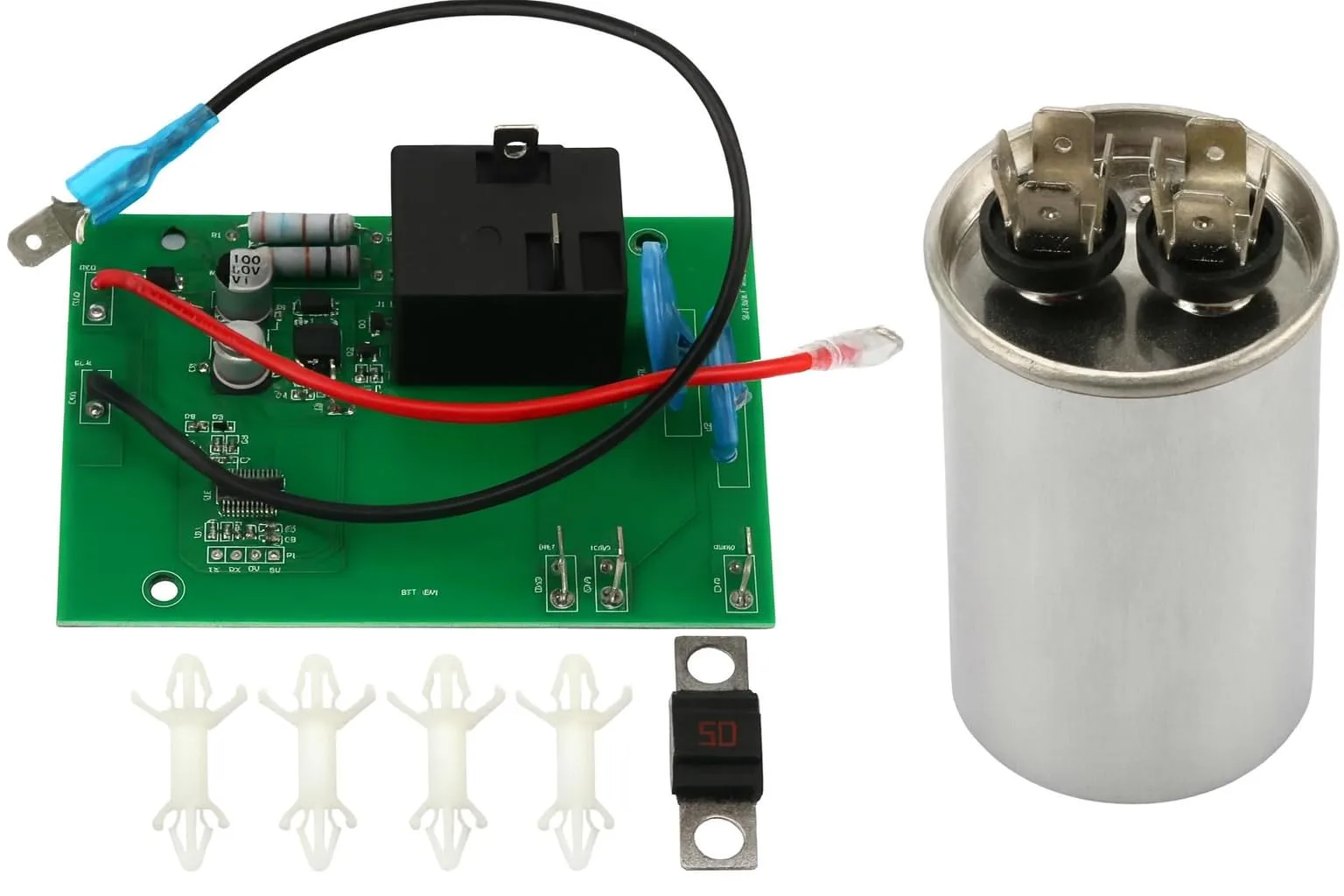 ZUDZUW 36V Charger Board & Capacitor Set for E-Z-GO