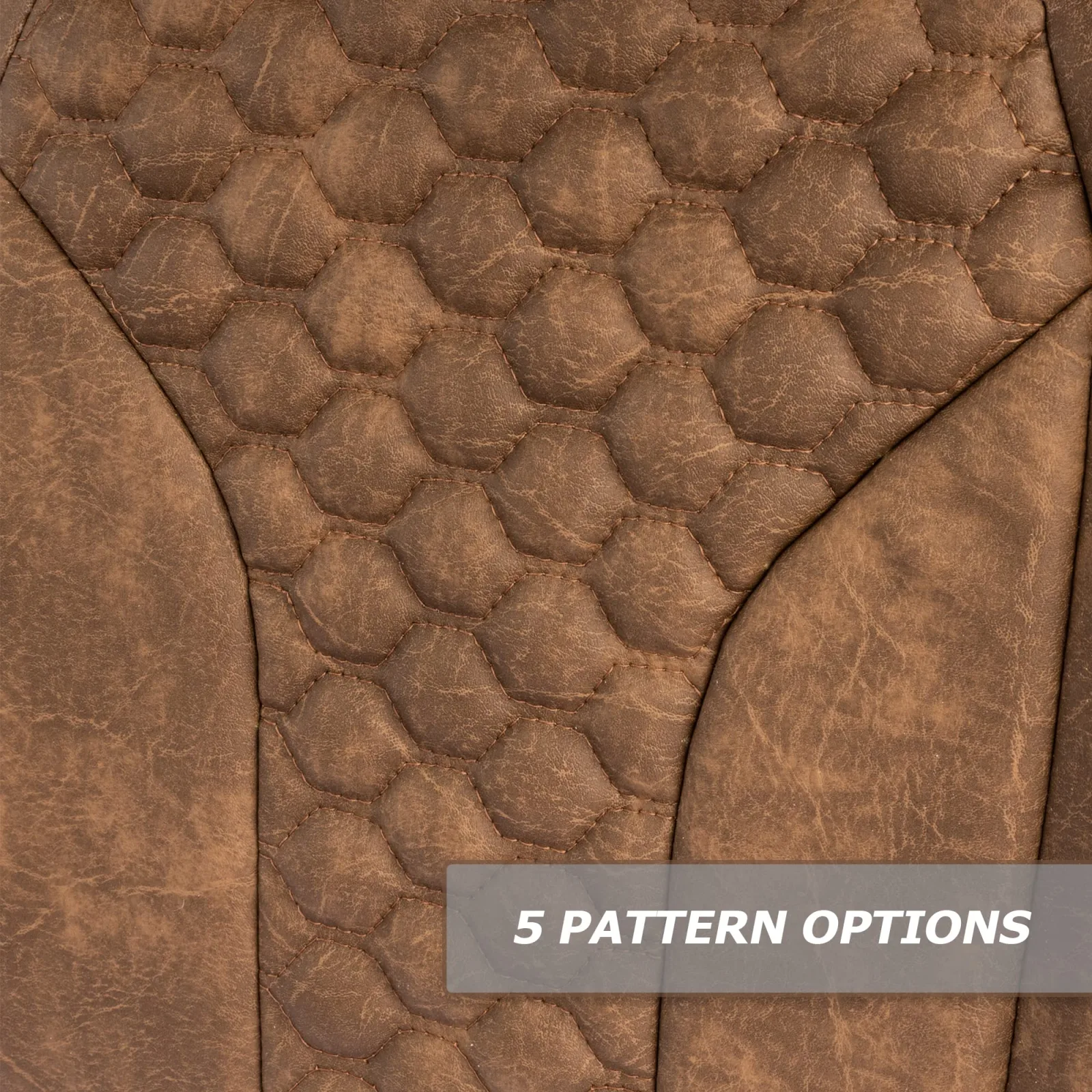 MODZ FS2 Front Seat for E-Z-GO RXV (2008‑Up) – Brown Cobra image 4