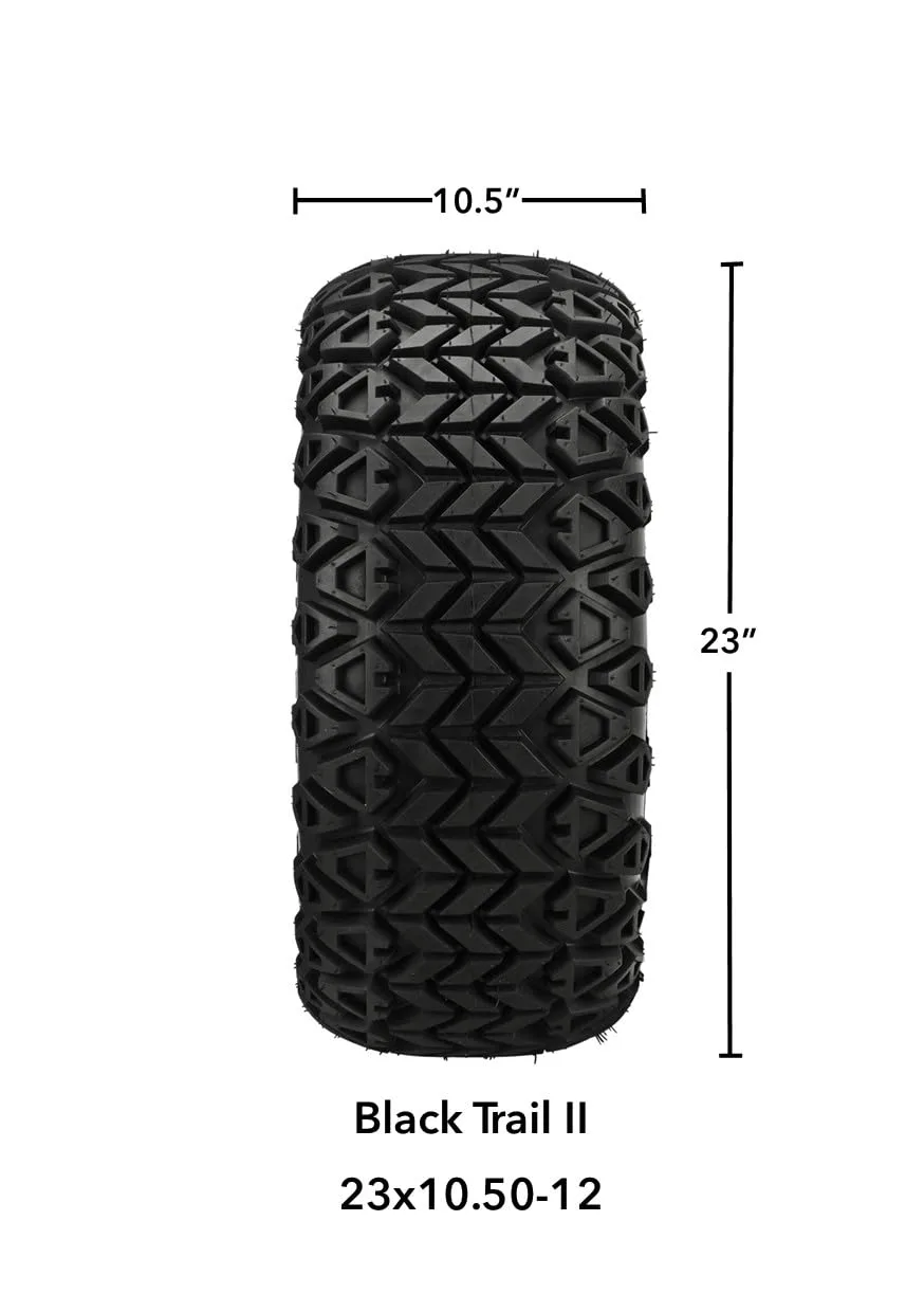 RM Cart 12-Inch Maltese Cross Wheel & Tire Set 12071S502 image 4