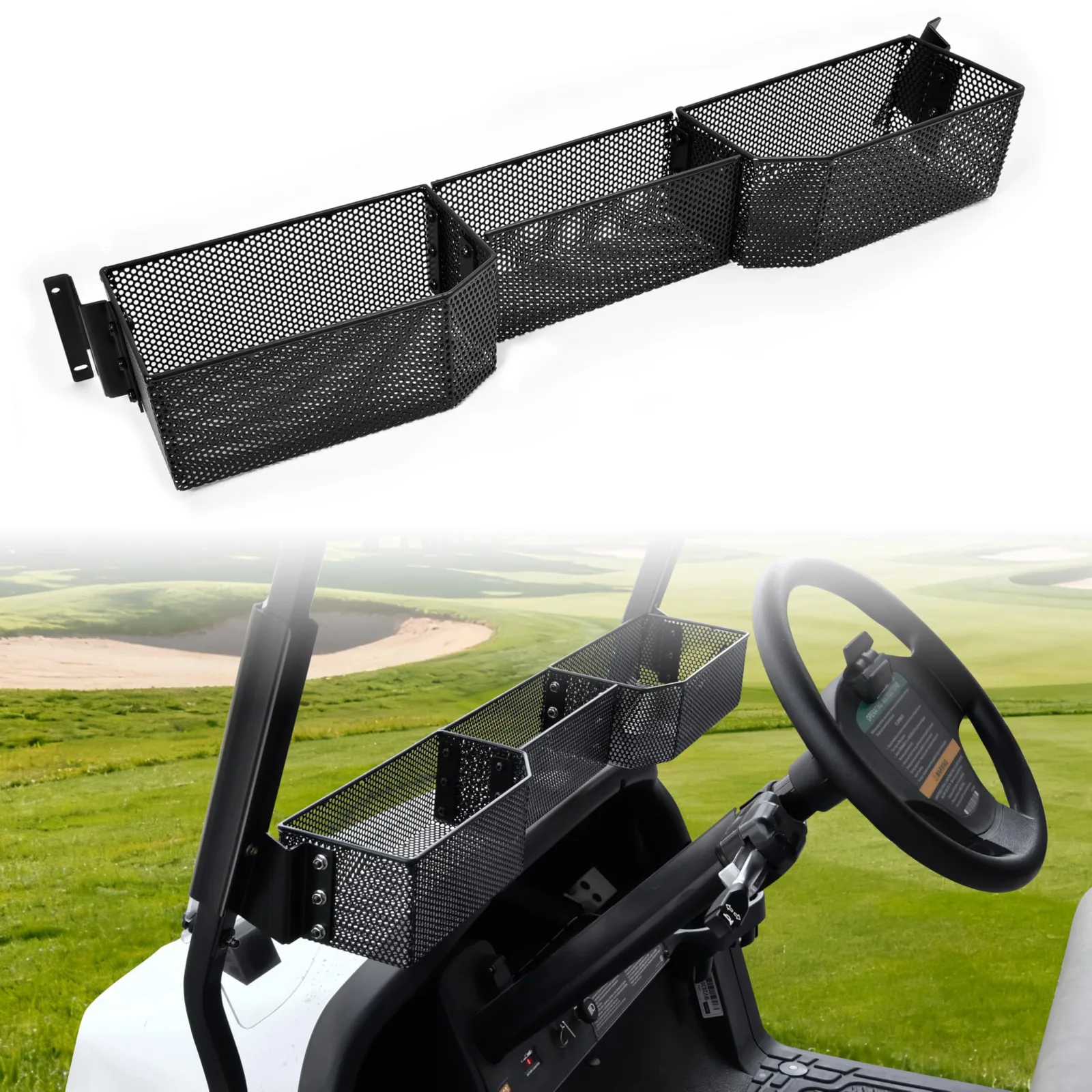 POKIAUTO Inner Front Storage Basket for Club Car Tempo 2025 – POKI-UTV-250802