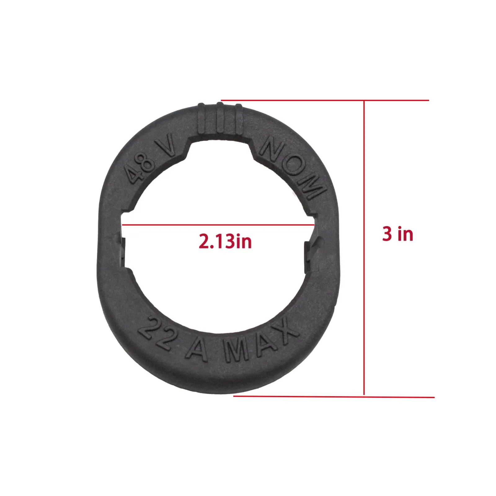 Panglong 48V Club Car Precedent Charger Receptacle Trim image 4