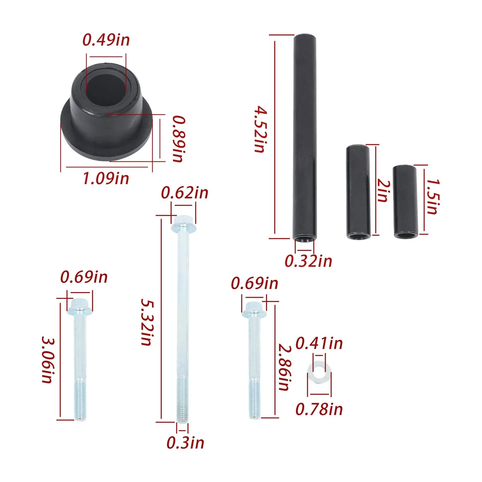 Club Car Precedent Front Bushing Kit VXBTDBD6169 image 2