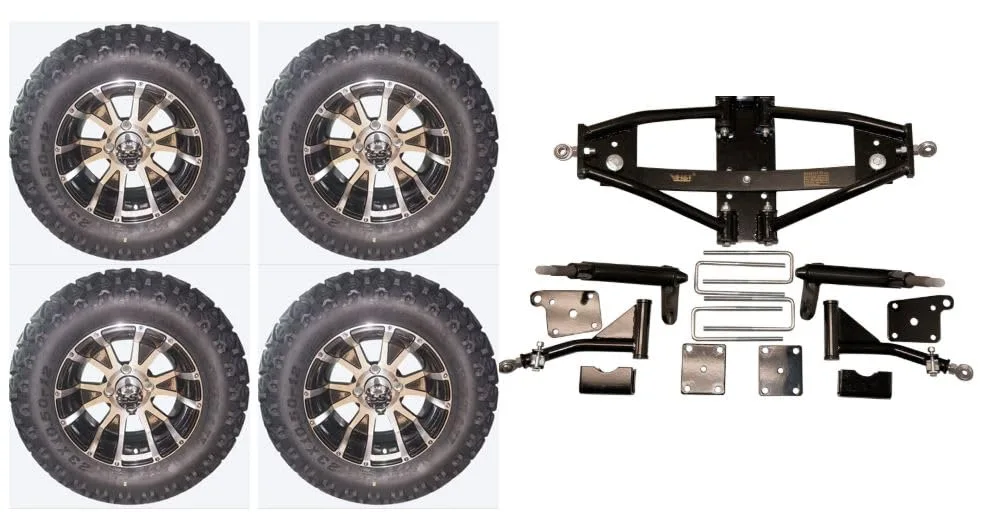 3G K1963-New12 6" Lift Kit Combo for Club Car Precedent with 12" Wheels