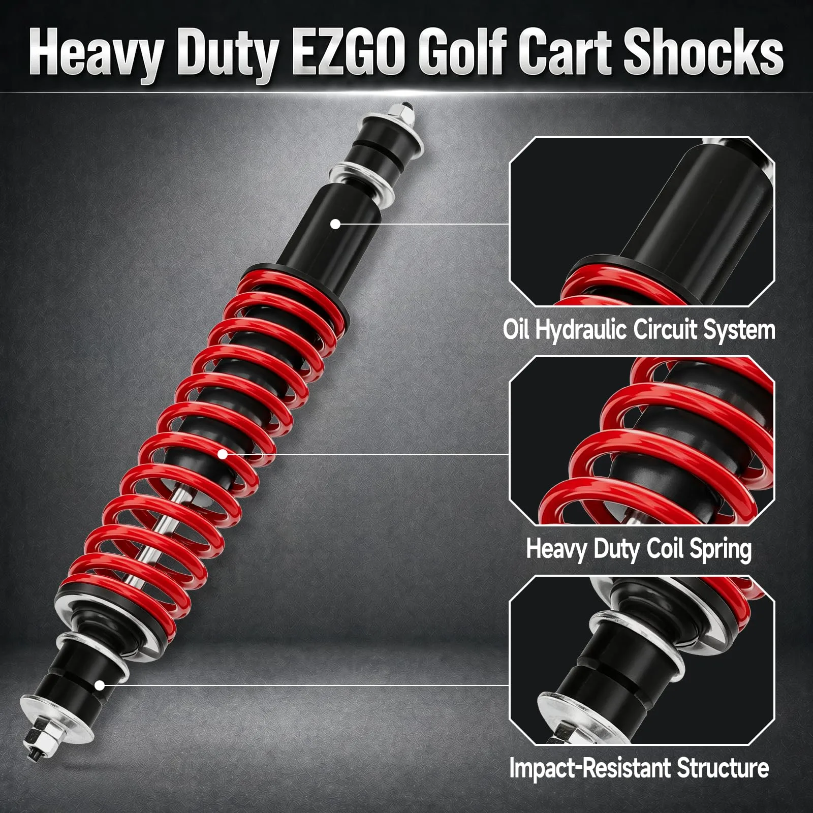 Vaccitect Shocks for E-Z-GO TXT & Medalist 1994-Up image 4