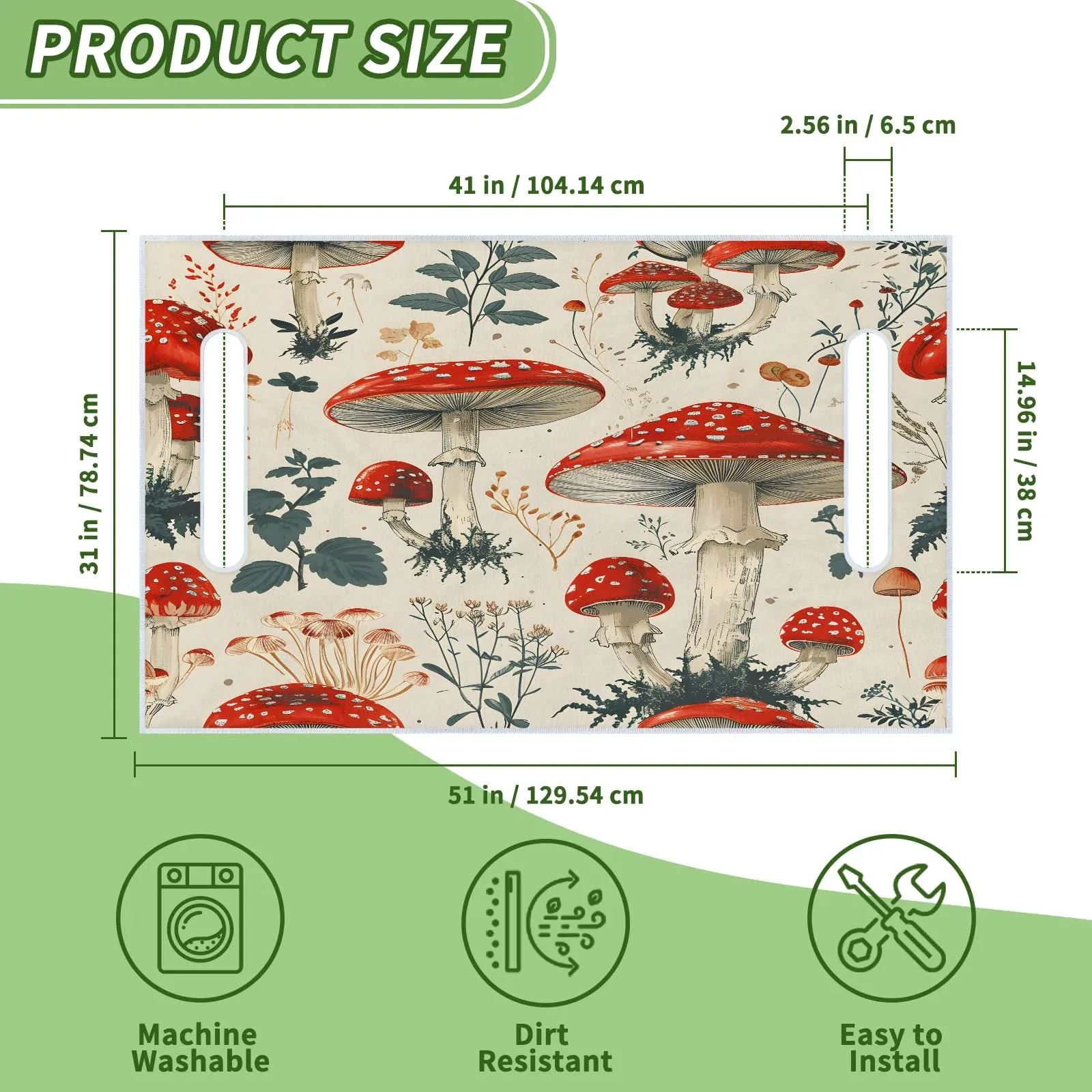 Tiveruda Golf Cart Seat Cover for Double Seats image 2