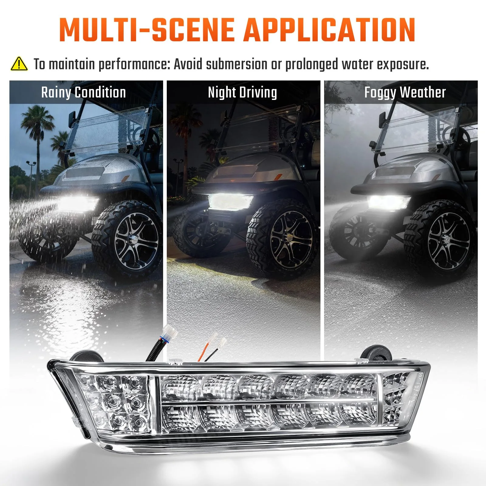CLUBRALLY LED Headlight Bar for Club Car Precedent image 4