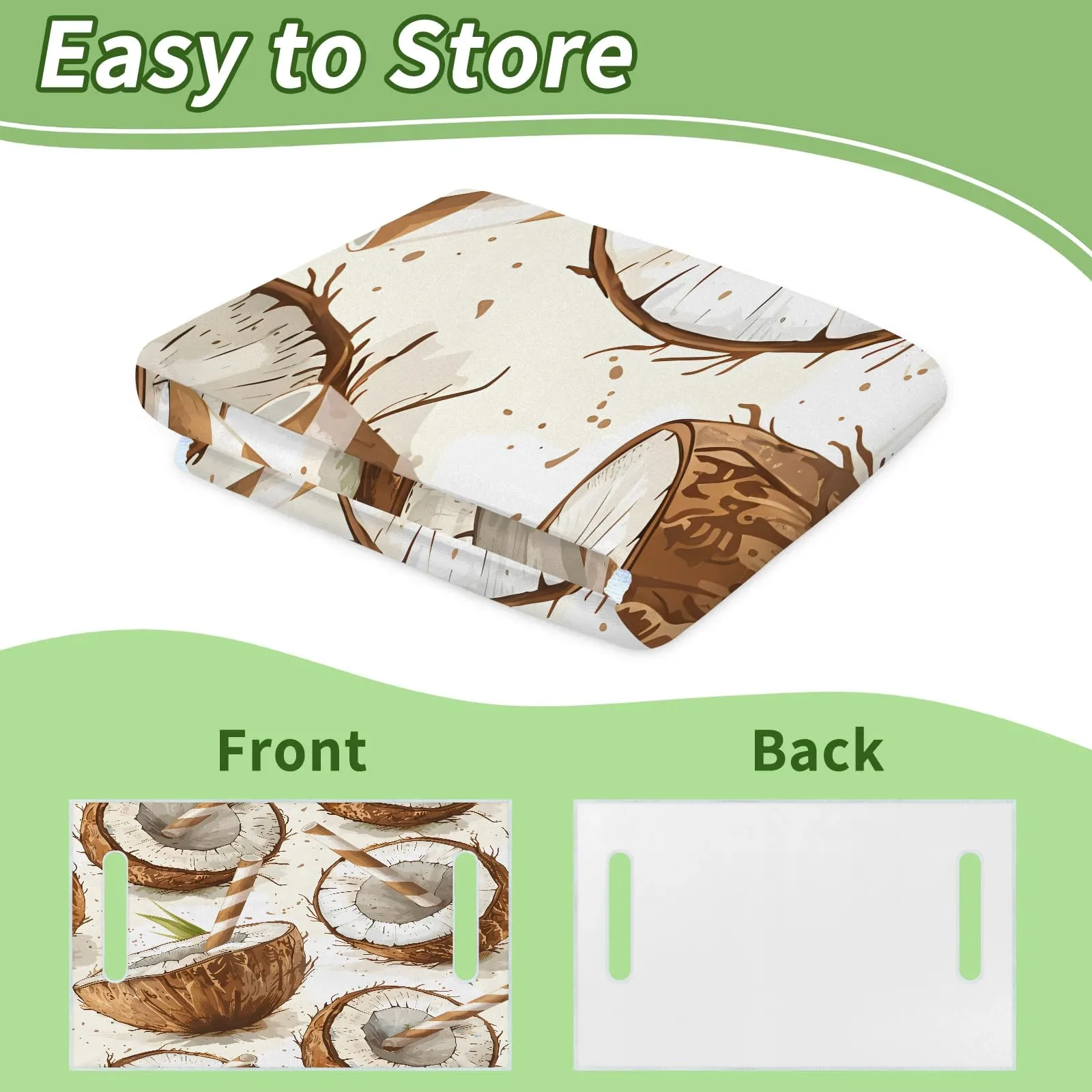 Tiveruda 51 x 31 in Universal Golf Cart Seat Cover — Polyester image 4