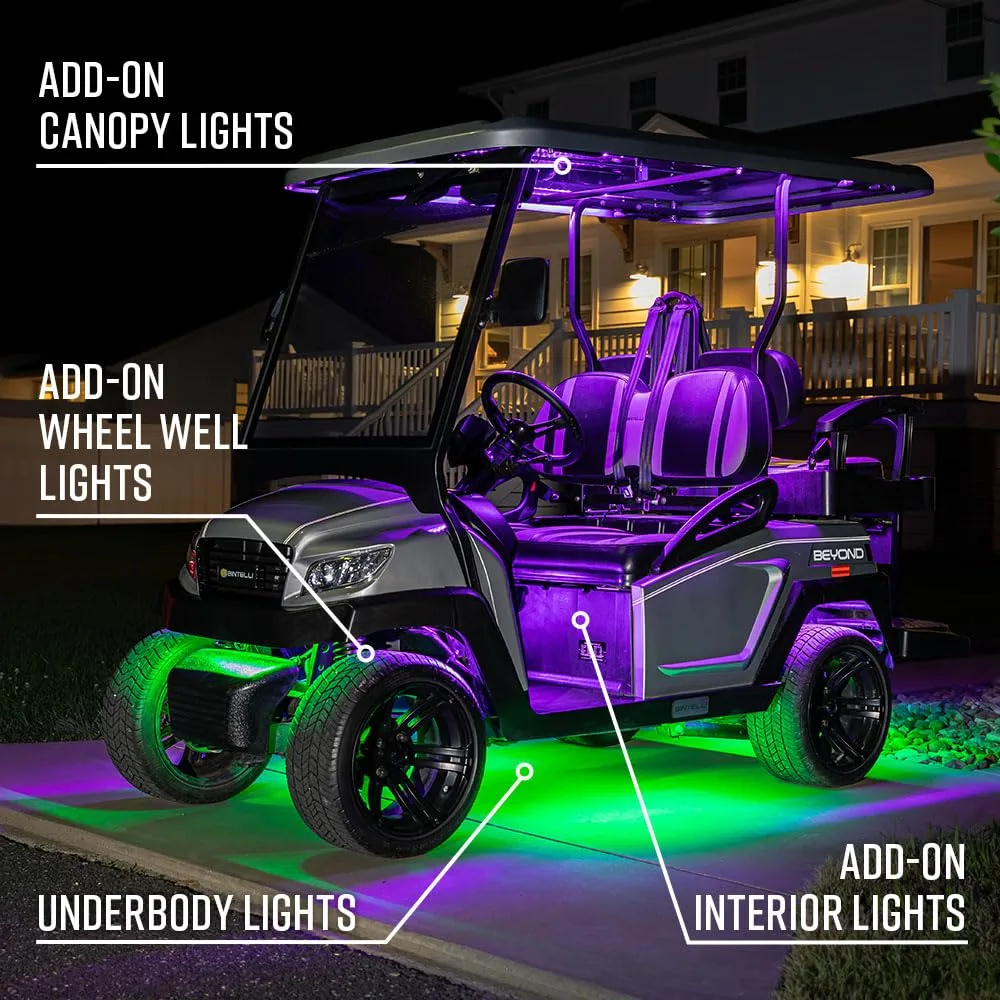 LEDGlow Bluetooth 12-Piece Golf Cart LED Underglow Kit image 3