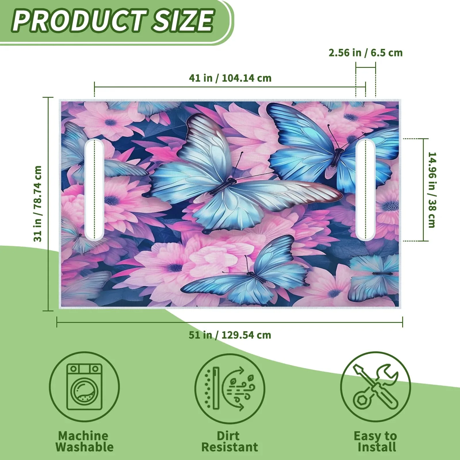 Tiveruda Golf Cart Seat Cover for Double Seats, 51 x 31 in image 2
