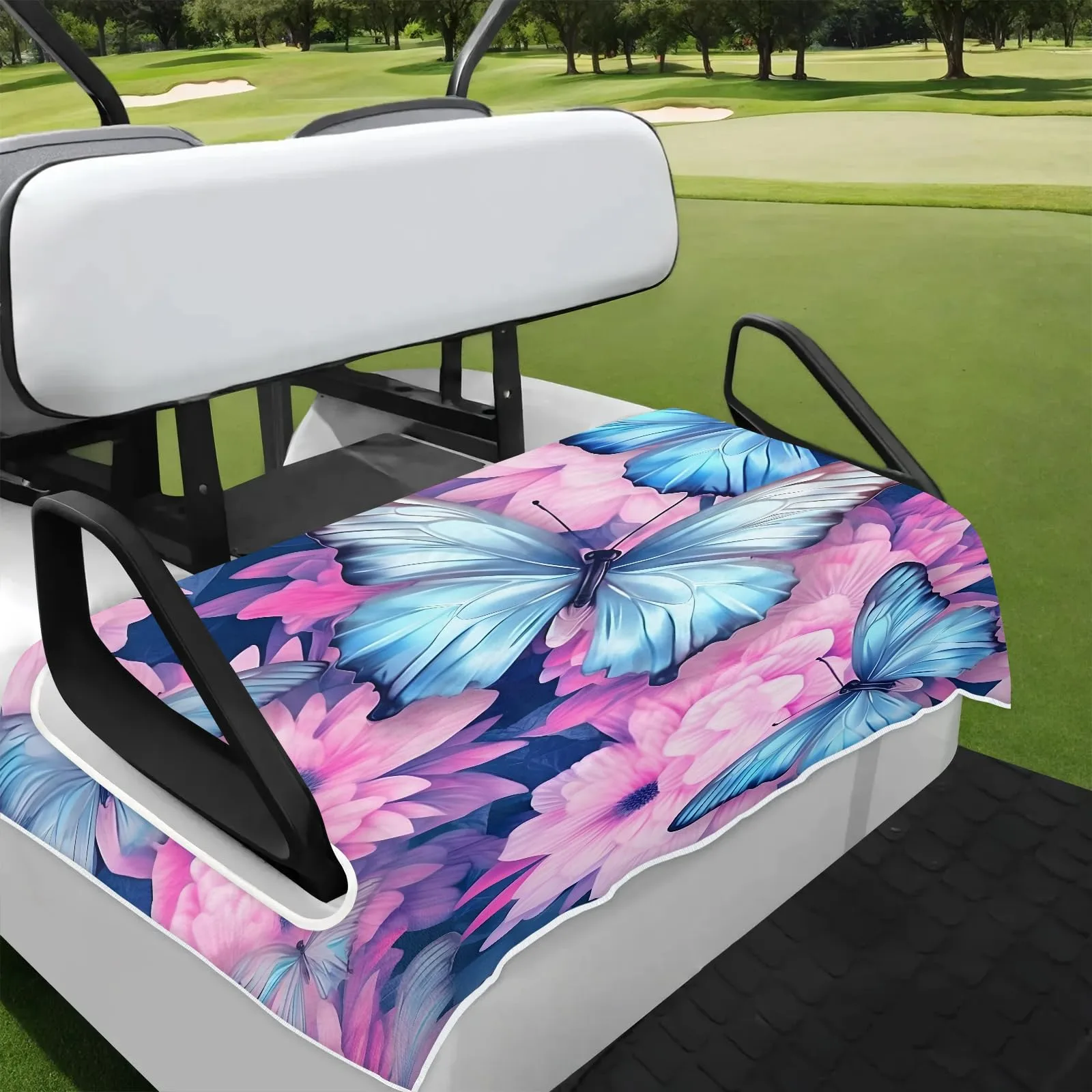 Tiveruda Golf Cart Seat Cover for Double Seats, 51 x 31 in