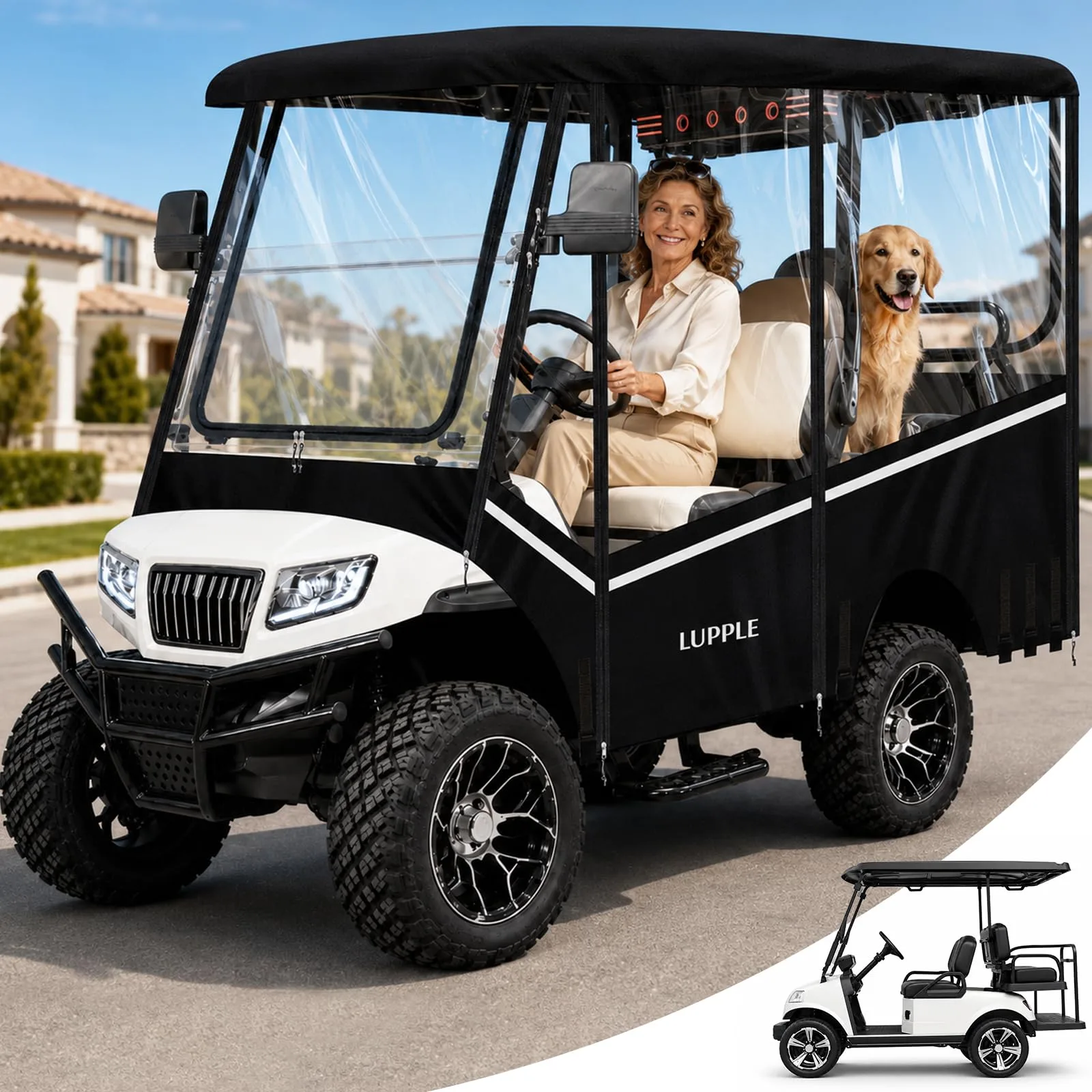 LUPPLE YQ4+42B Evolution Golf Cart Enclosure