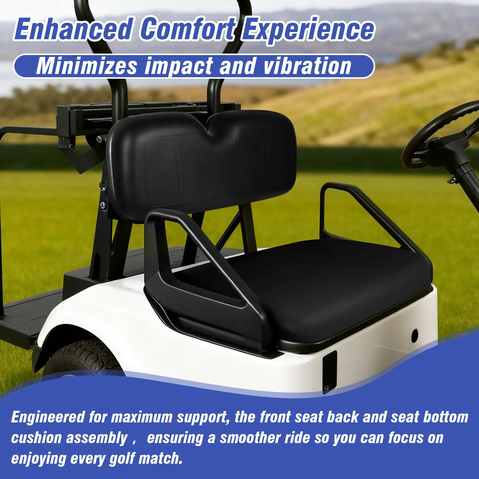 E-Z-G-O TXT/Medalist Front Seat Cushion Assembly 1994-2013 image 2