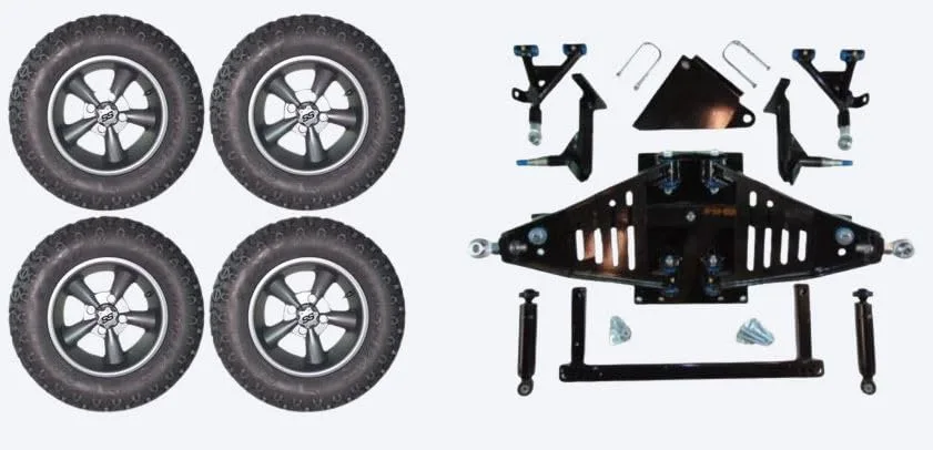 3G 6-Inch Lift Kit with Wheels for Yamaha Drive II