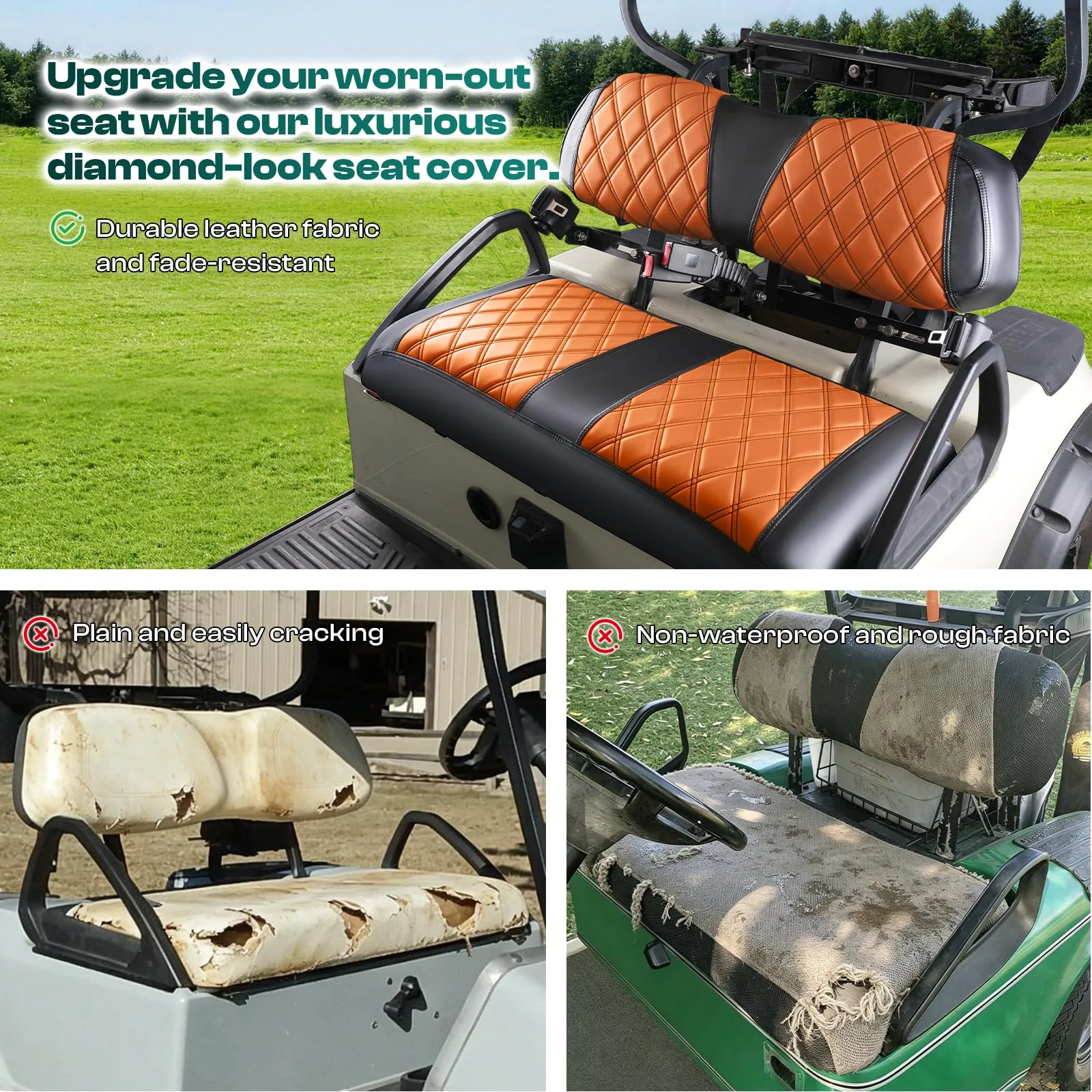 DRIVE UP DU00318 Seat Covers for Club Car DS image 2