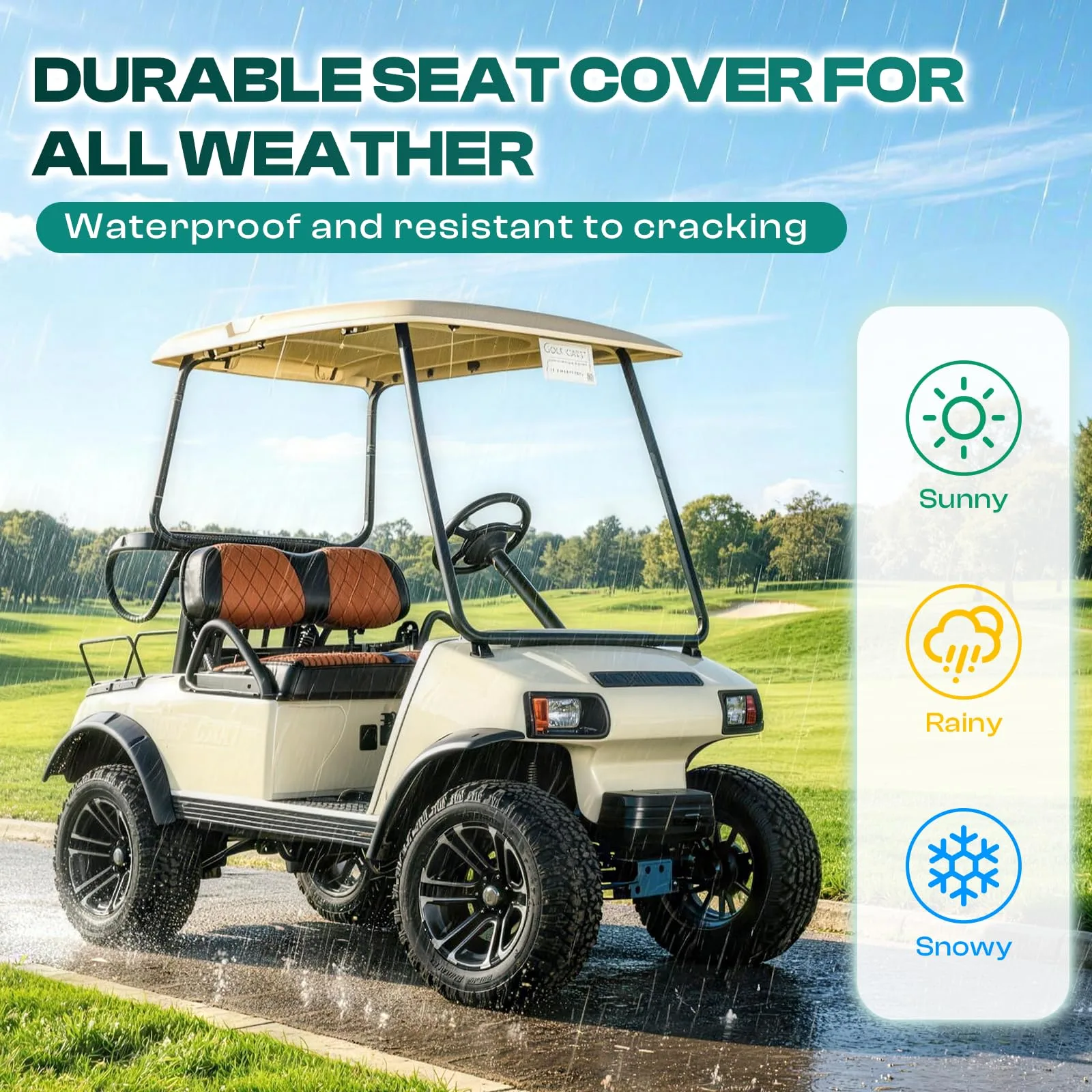 DRIVE UP DU00318 Seat Covers for Club Car DS image 3