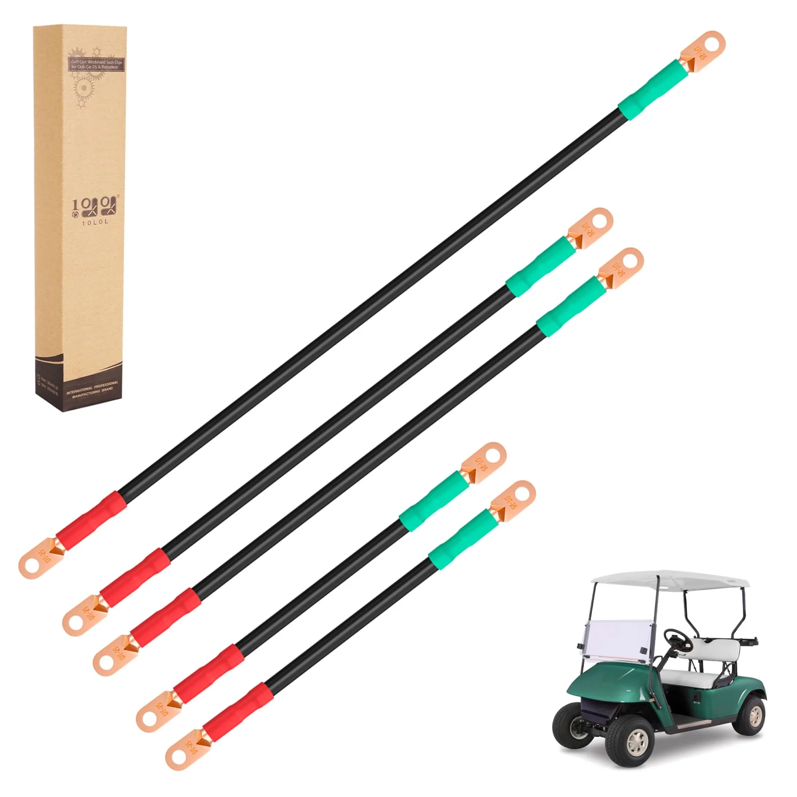 10L0L Battery Cable Kit for E-Z-GO TXT 1994+