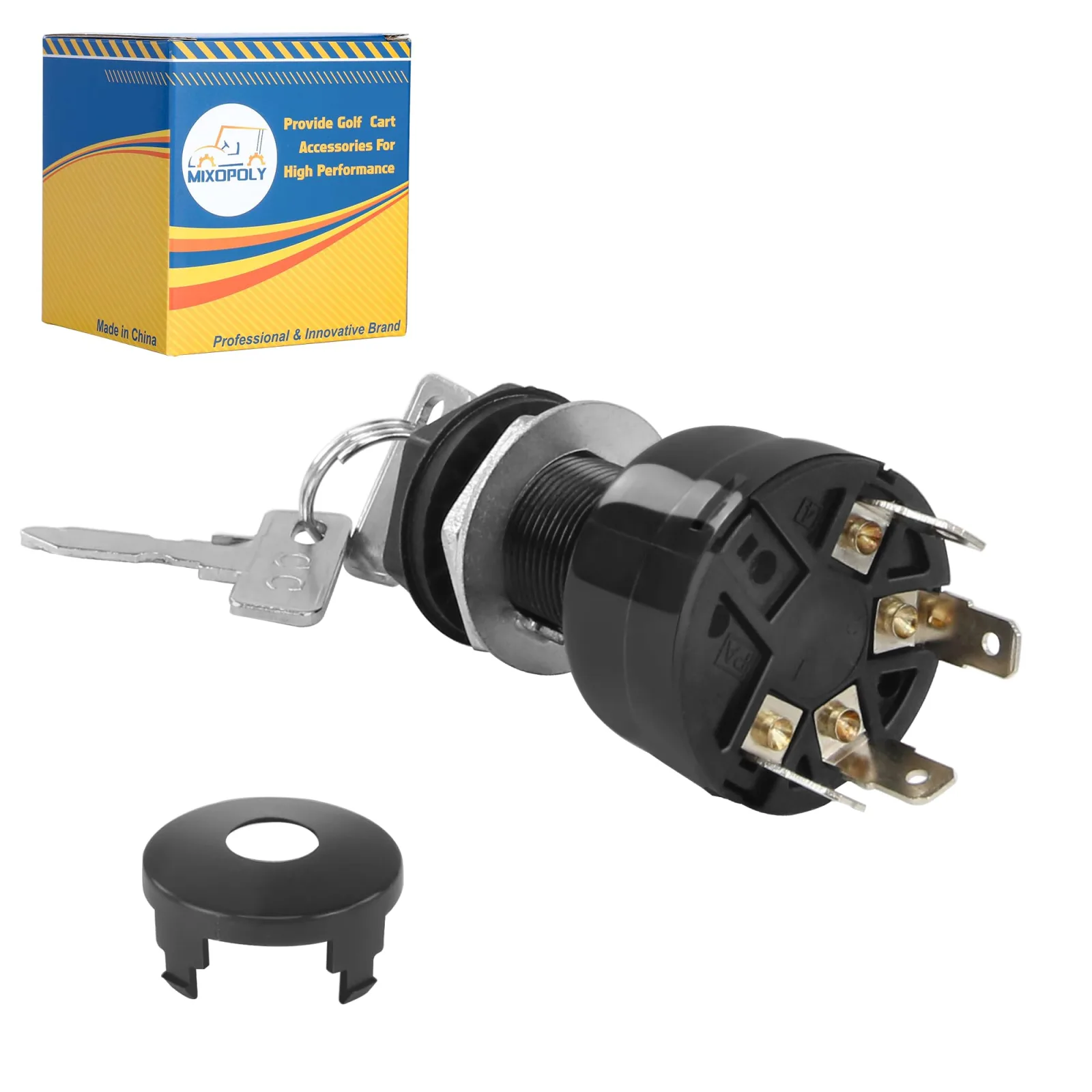 Mixopoly Ignition Key Switch for Club Car Precedent & Onward 102515101