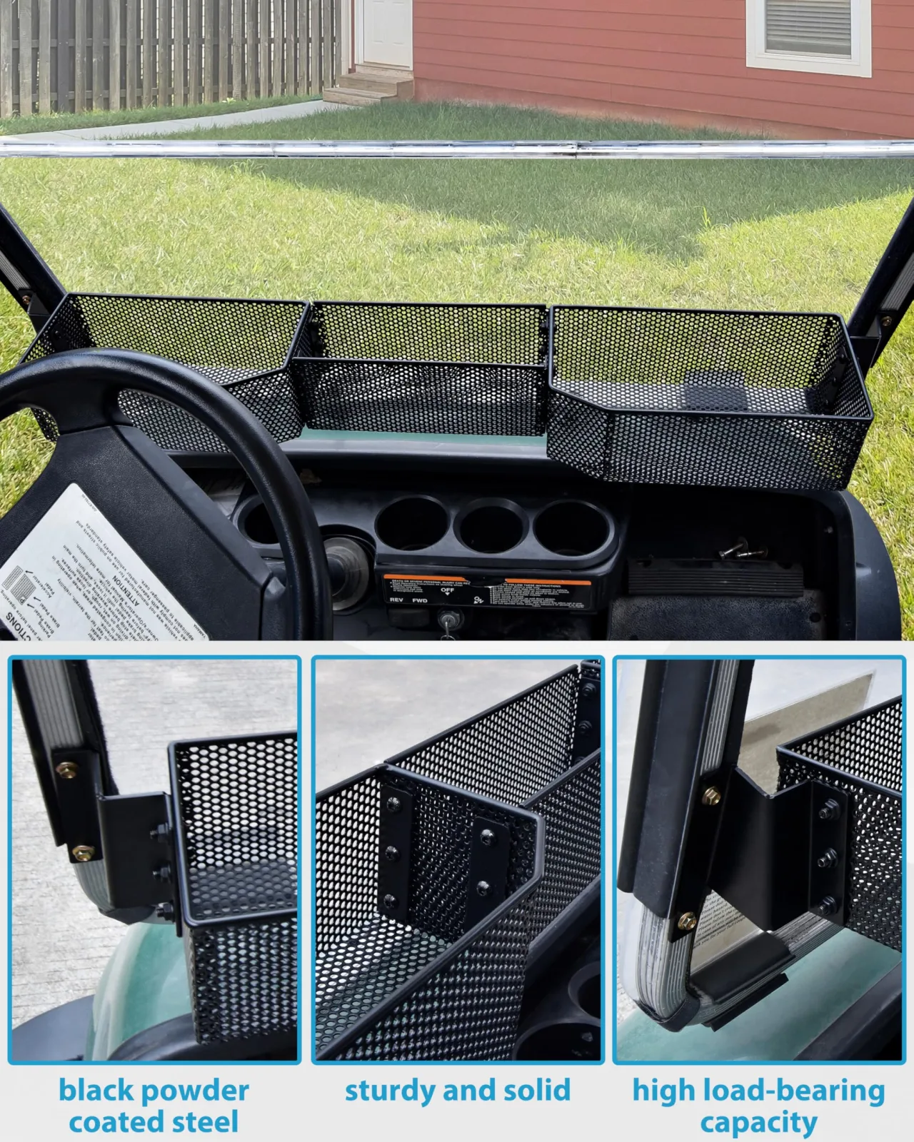 SAUTVS Storage Basket for Yamaha G14-G22 Golf Carts image 4