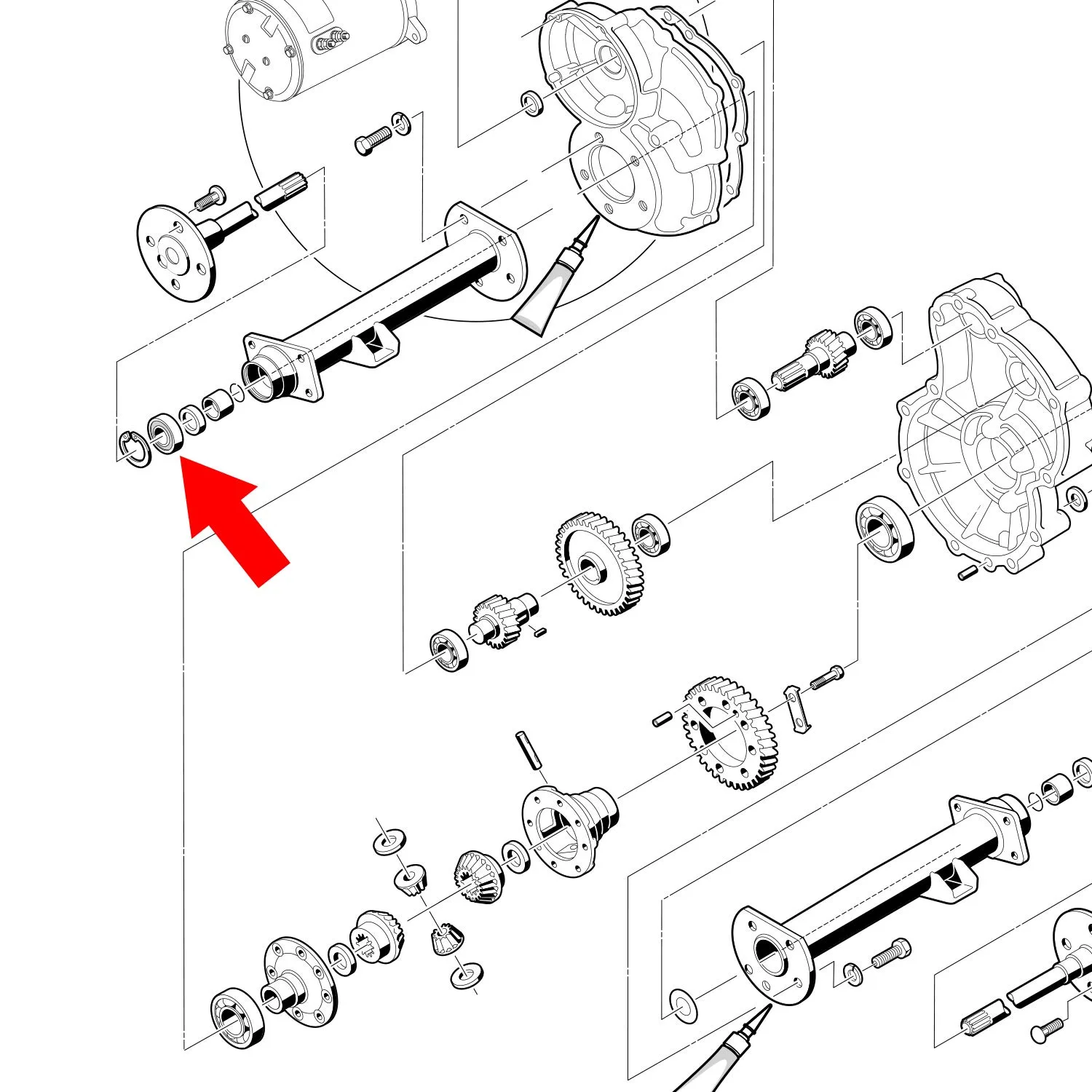 10L0L Rear Axle Oil Seal for Club Car DS & Precedent image 2