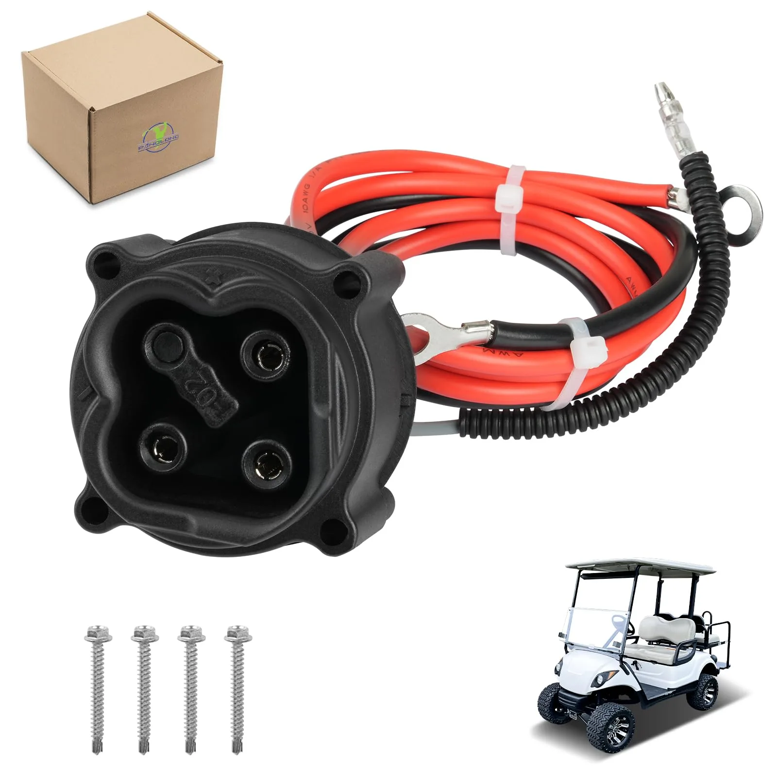 Panglong 48V Charger Receptacle for Yamaha G29 Drive