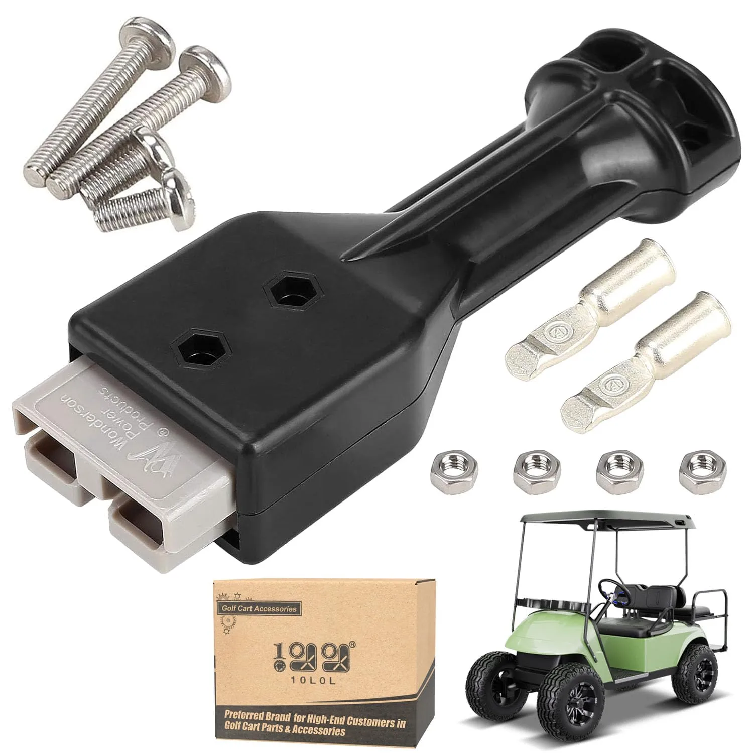 10L0L SB50 Charger Plug Kit for E-Z-GO 36V Golf Carts