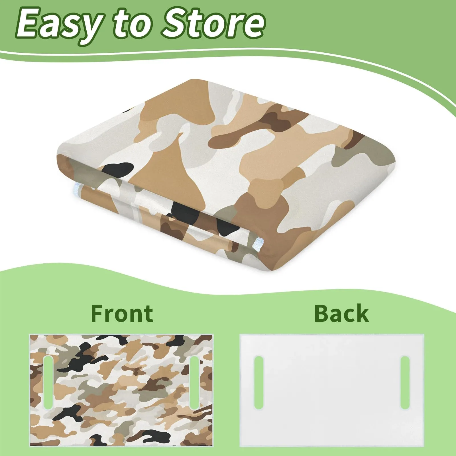 Tiveruda Golf Cart Seat Cover for Double Seats image 4