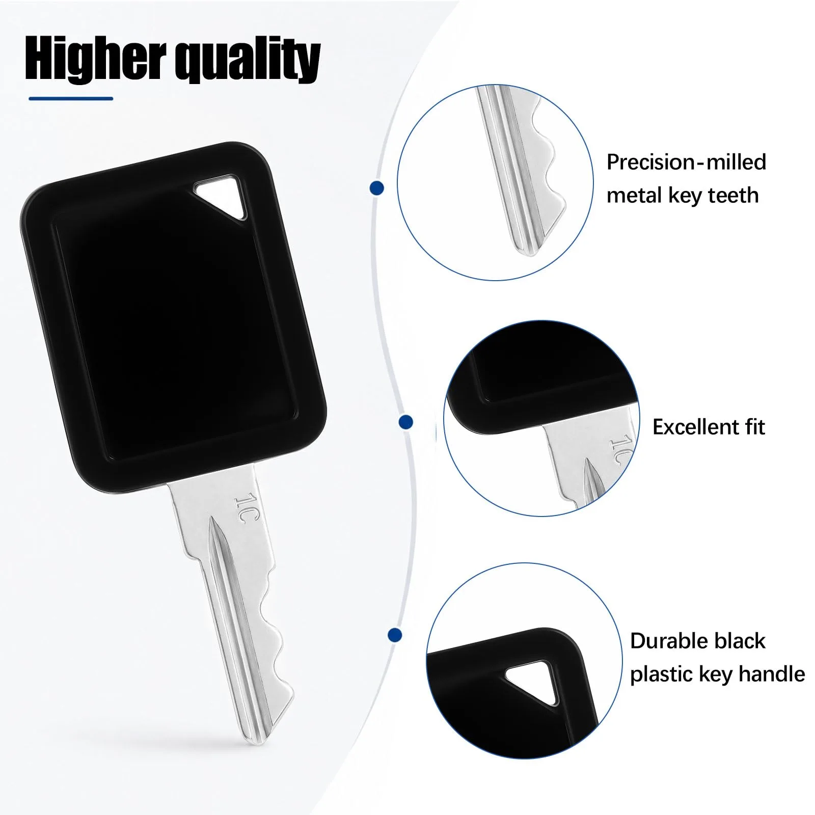 Fukaisu Club Car 1A 1B 1C Golf Cart Key Set image 4