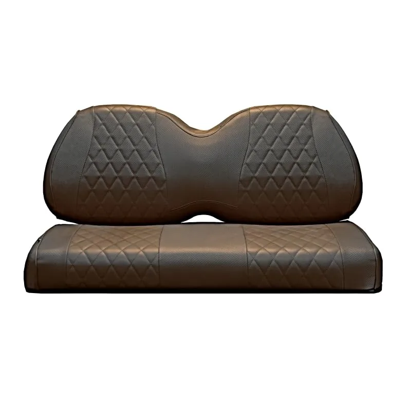 A-2-Z Mocha Golf Cart Seat Covers for E-Z-GO and Club Car