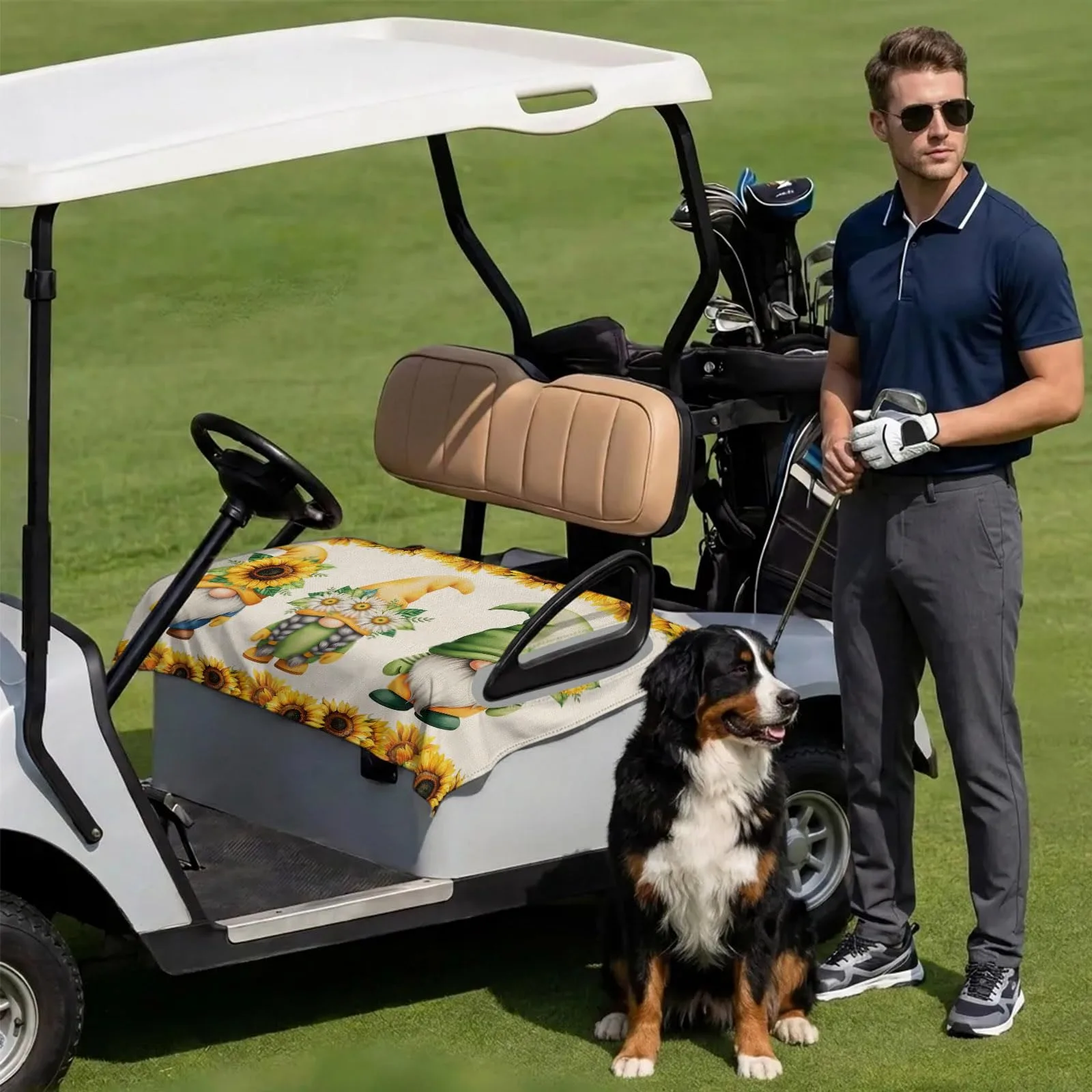 DecorLovee Golf Cart Seat Cover for 2-Seater Models image 3