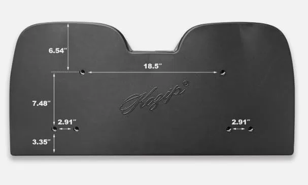 Kozip Gray Front Seat Cushions for Club Car Golf Carts image 4