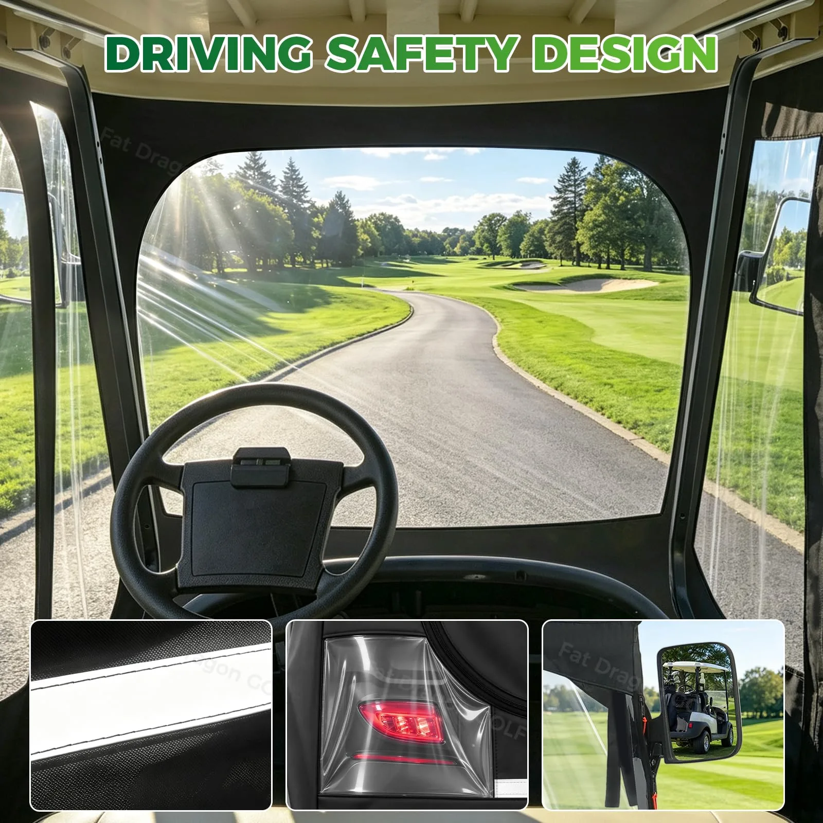 Panglong Club Car Precedent 4-Passenger Enclosure image 3