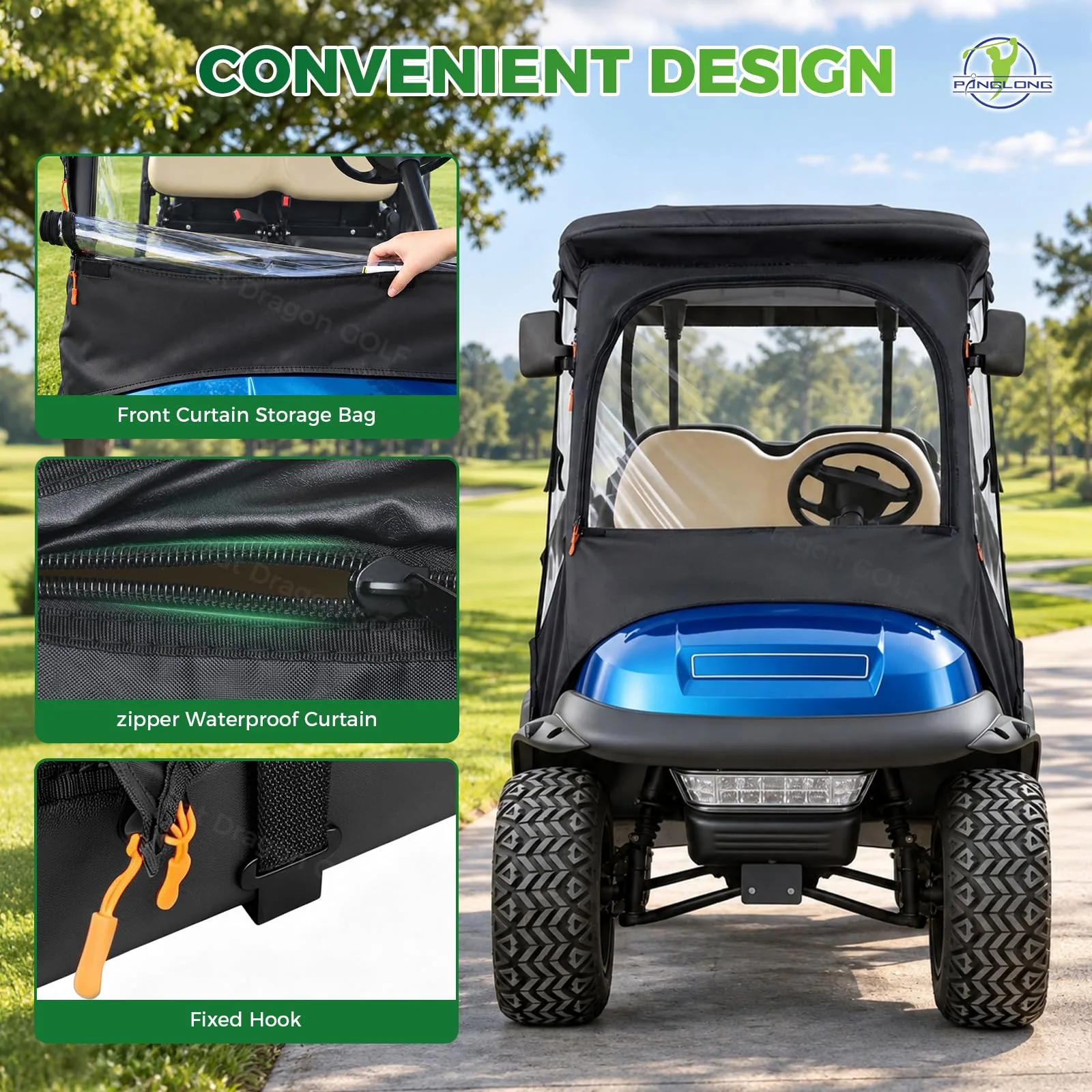 Panglong Club Car Precedent 4-Passenger Enclosure image 4