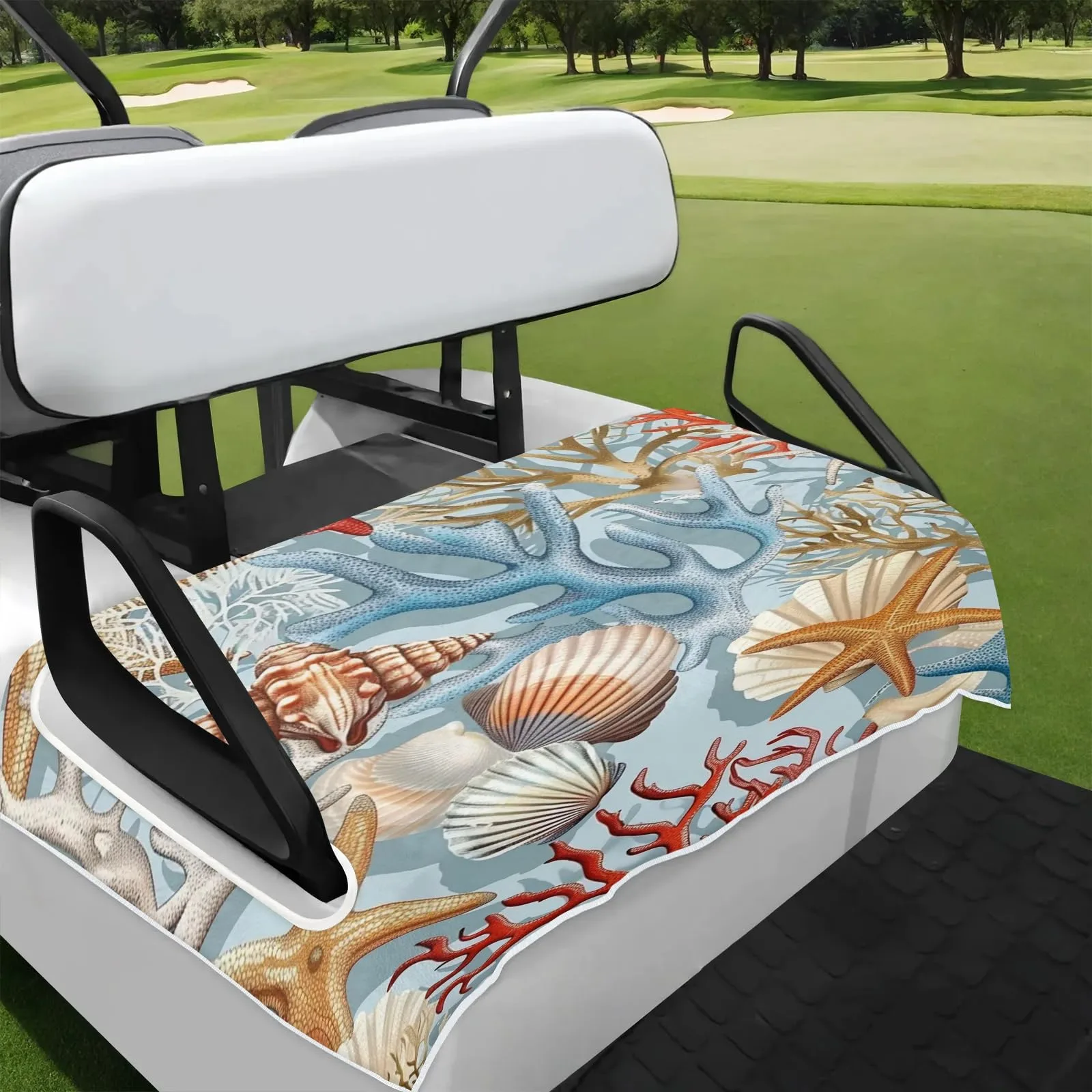 Tiveruda Golf Cart Seat Cover for Double Seats