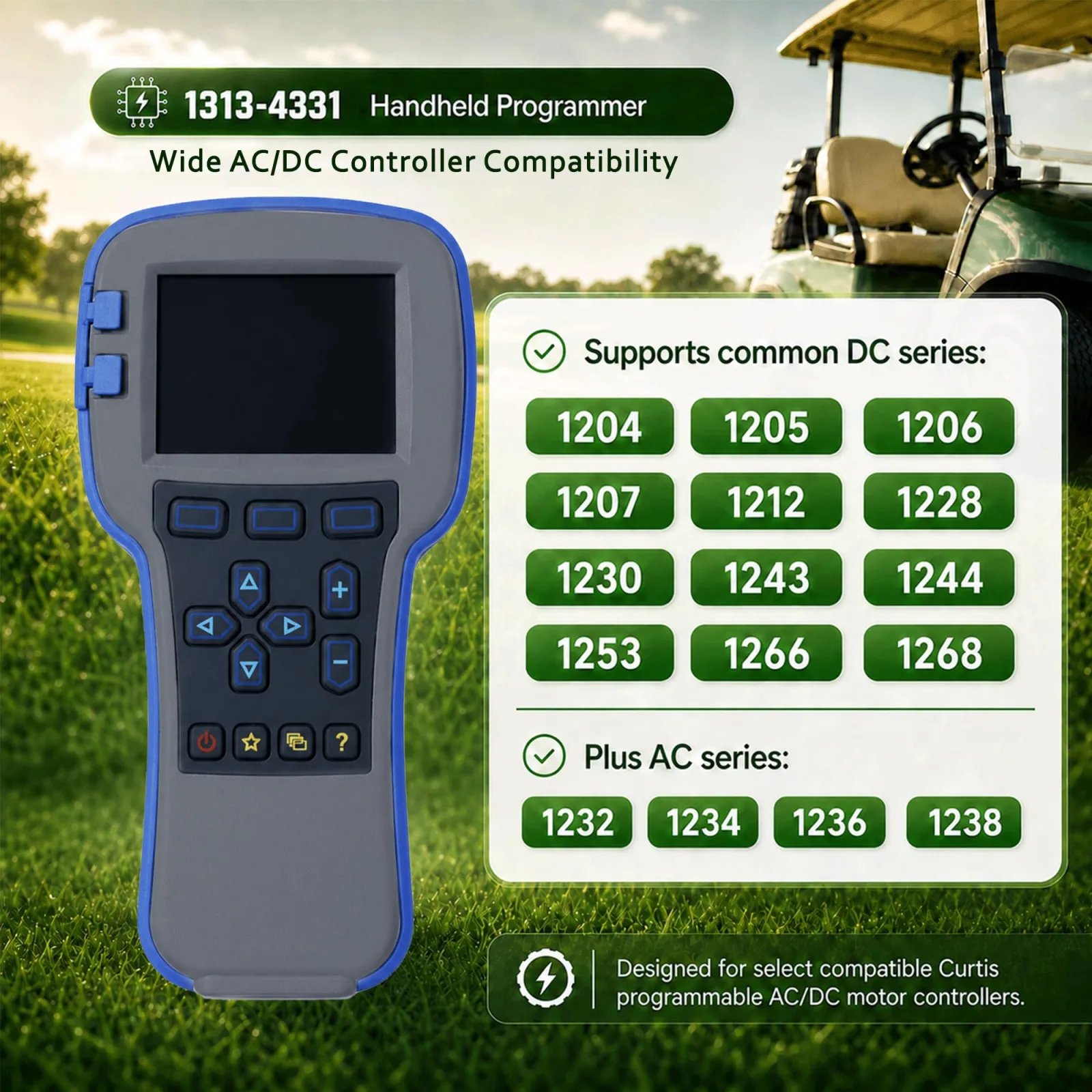 WEITRANSX Handheld Programmer 1313-4331 for Curtis Controllers image 2