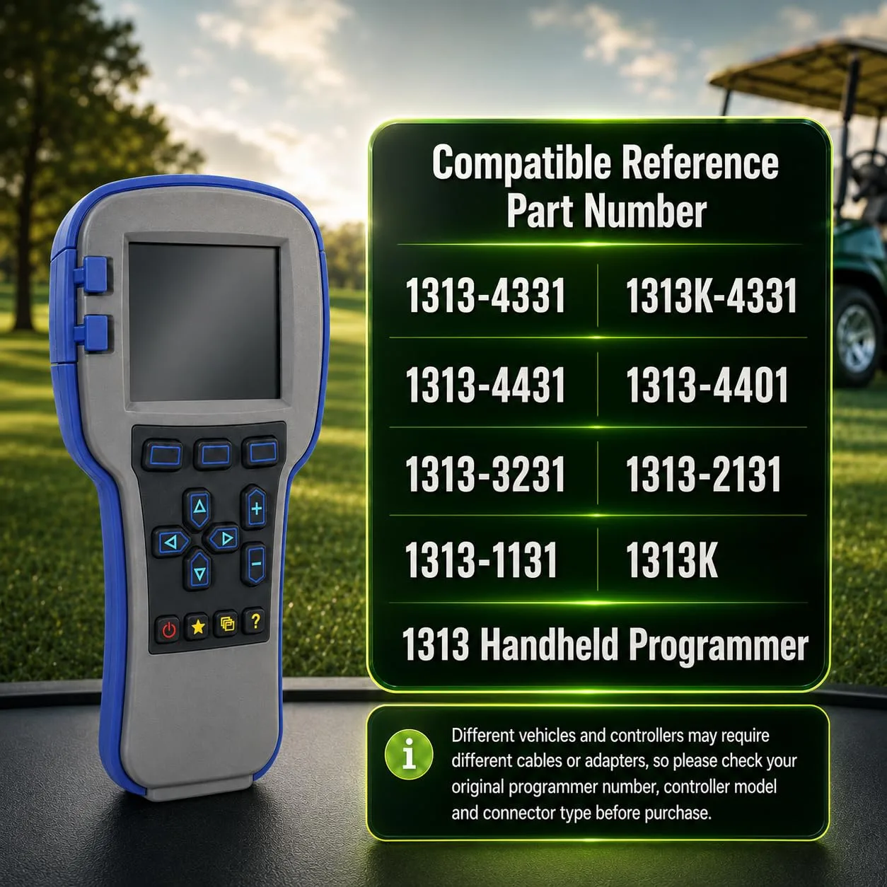 WEITRANSX Handheld Programmer 1313-4331 for Curtis Controllers image 3