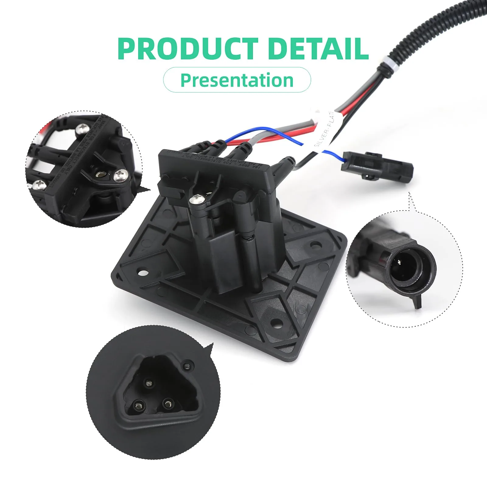 DIYOLFALL 48V Charger Receptacle for E-Z-GO RXV image 2