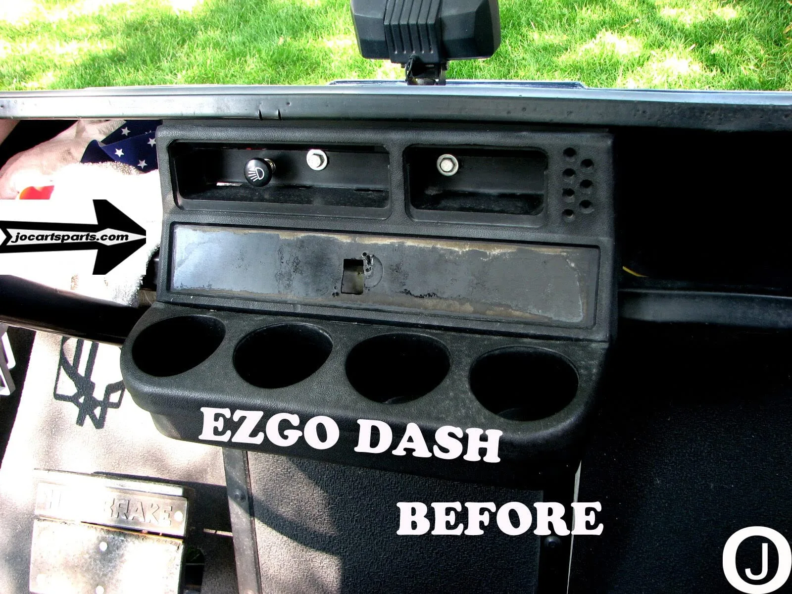 J & O E-Z-GO TXT 3-Piece Dash Cover Set 1994.5-2013 image 4