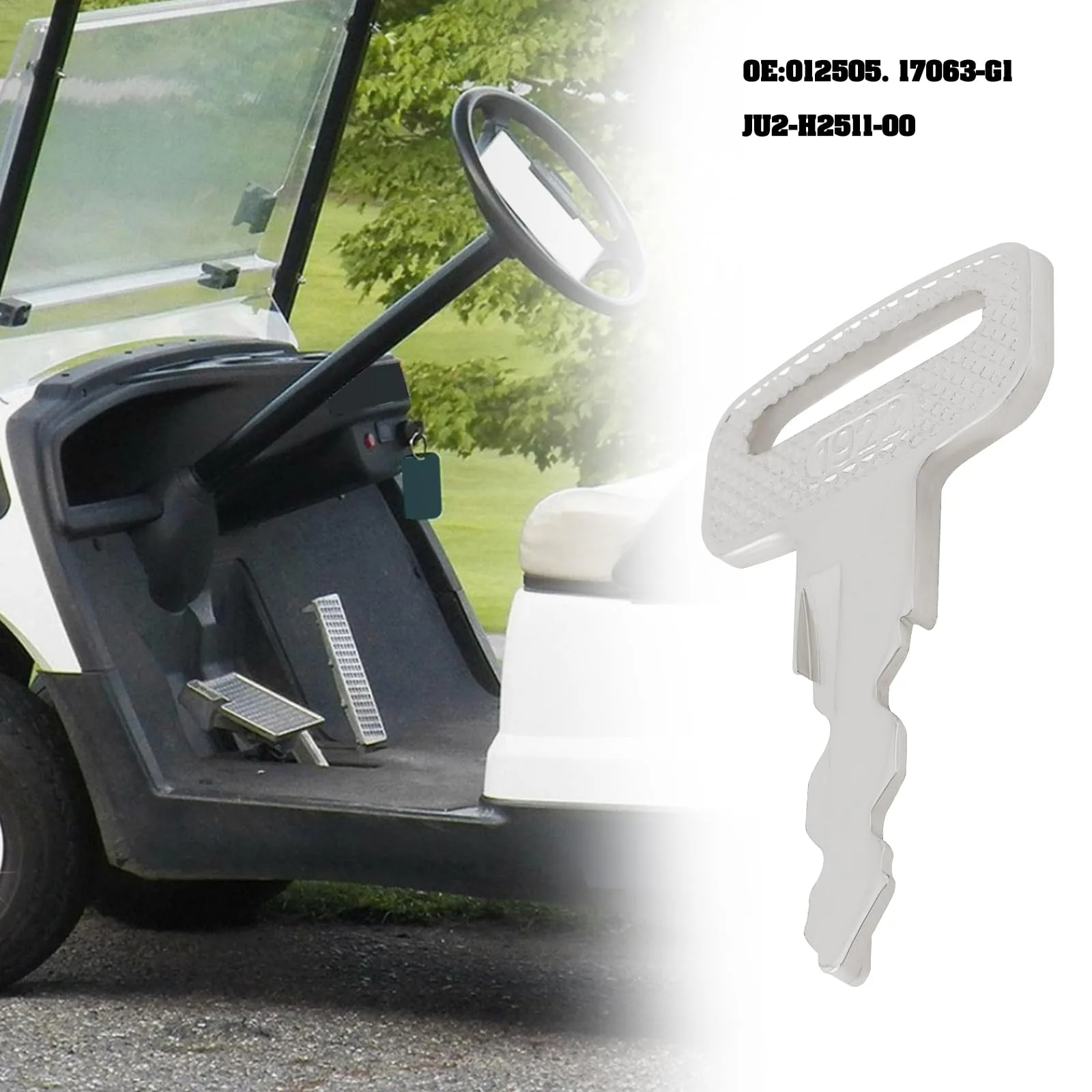 Briny River SG816-D 6‑Key Golf Cart Replacement Key Set image 2