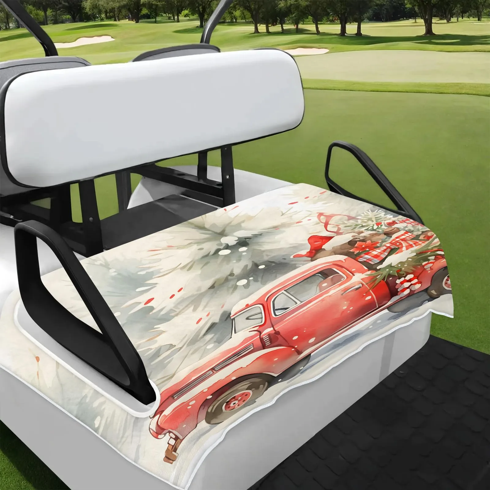 Tiveruda Golf Cart Seat Cover for Double Seats