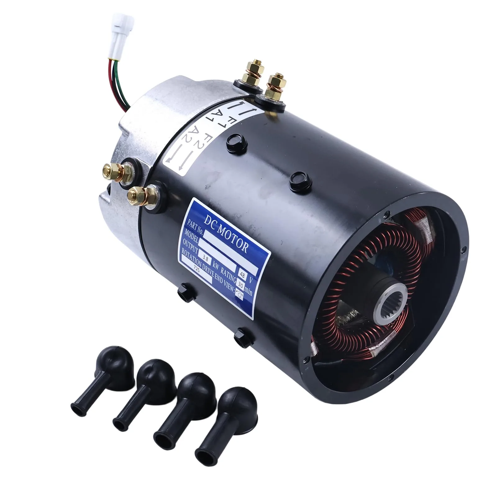 ZTUOAUMA 48V 3 kW DC Motor JU2-H1890-23-00 image 3