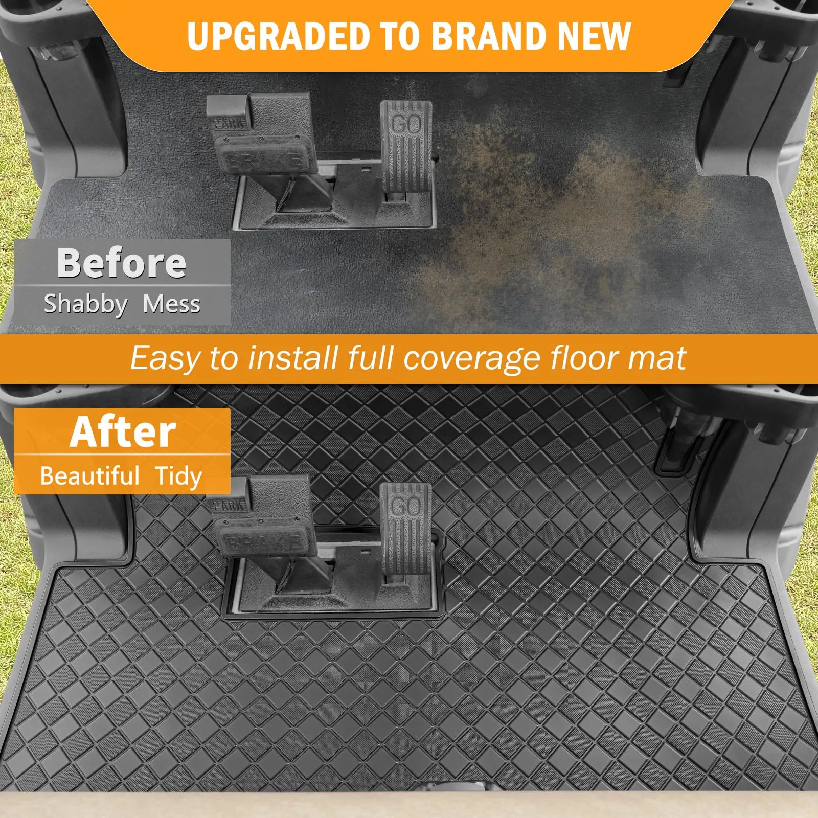 RIZINKART Floor Mat for Club Car Precedent, Onward & Tempo image 4