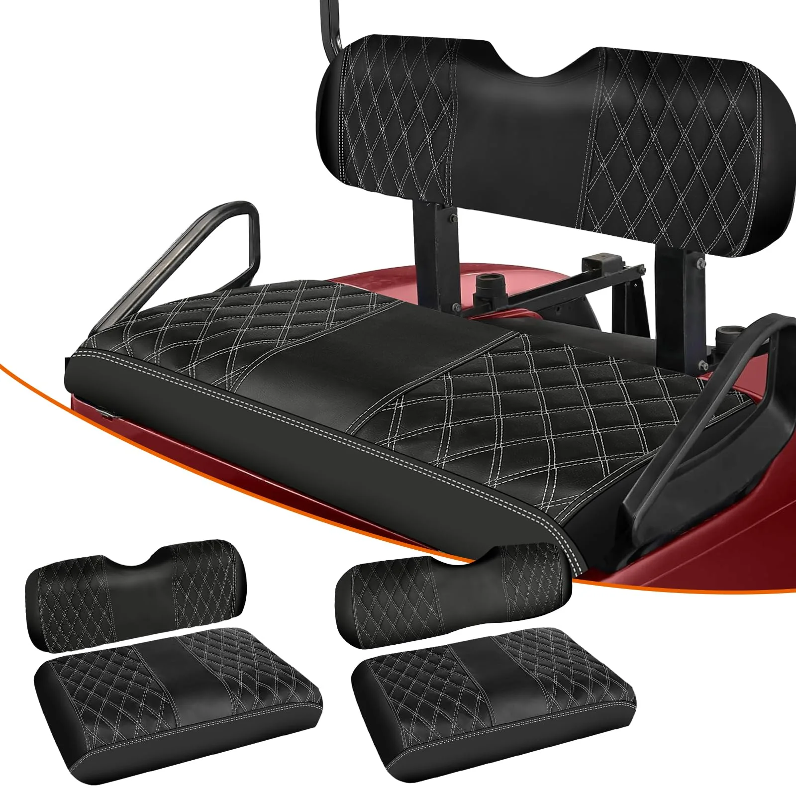 F FINEC GCSC00 Seat Covers for E-Z-GO TXT 1994-2013 image 2
