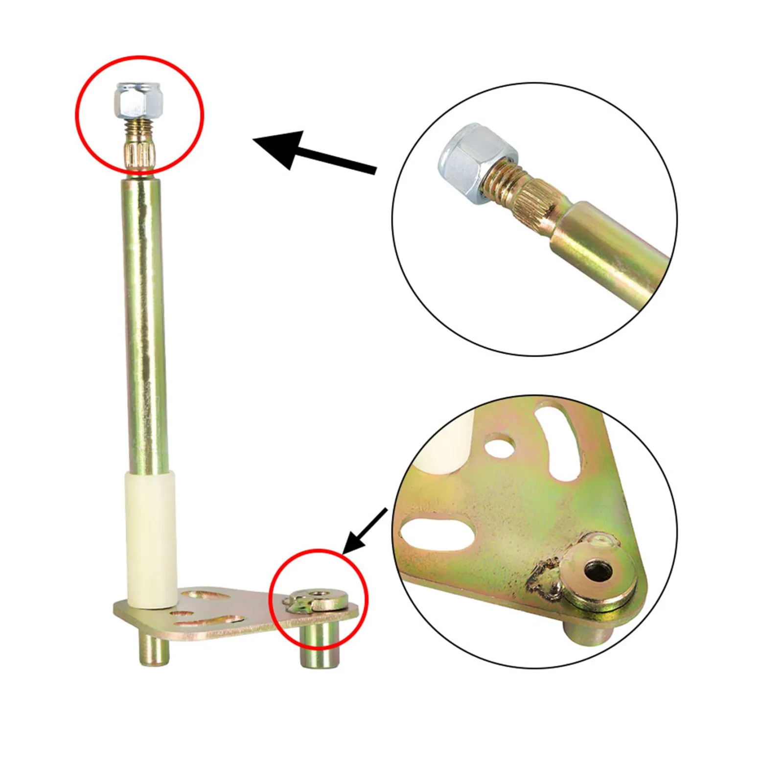 munirater Accelerator Pivot Rod for Club Car Golf Carts image 3