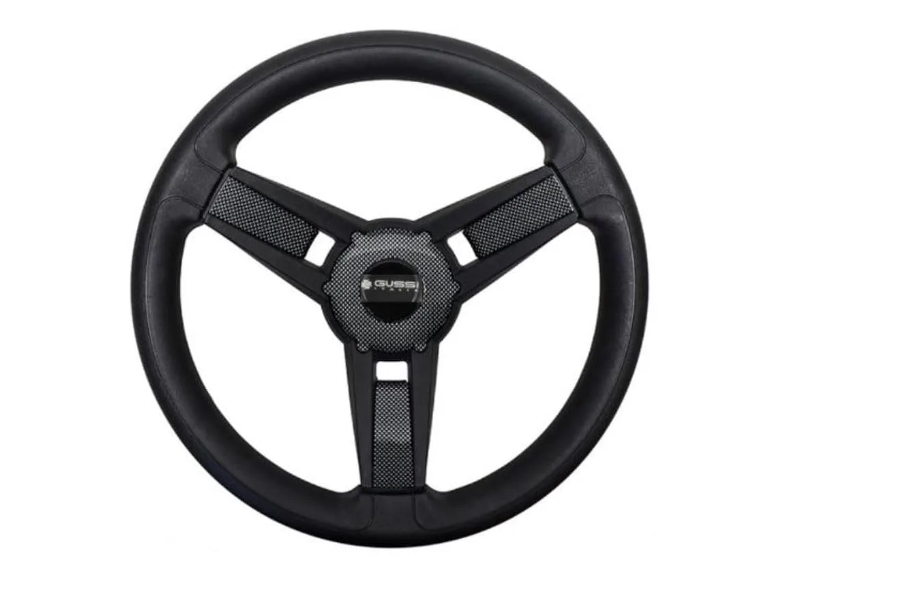 3G K1532 Black Carbon Fiber Steering Wheel for Club Car DS