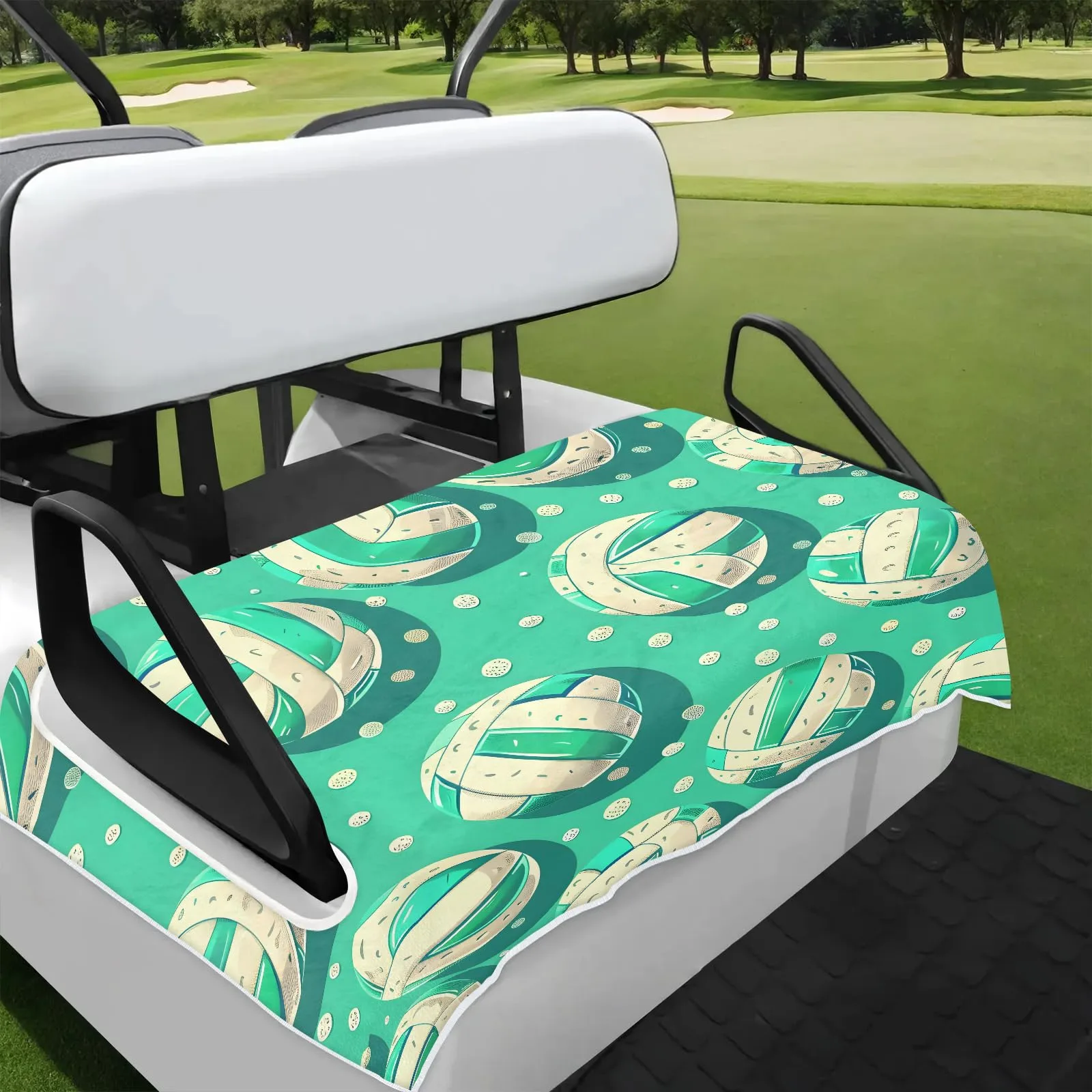 Tiveruda Golf Cart Seat Cover for Double Seats, 51 x 31 in