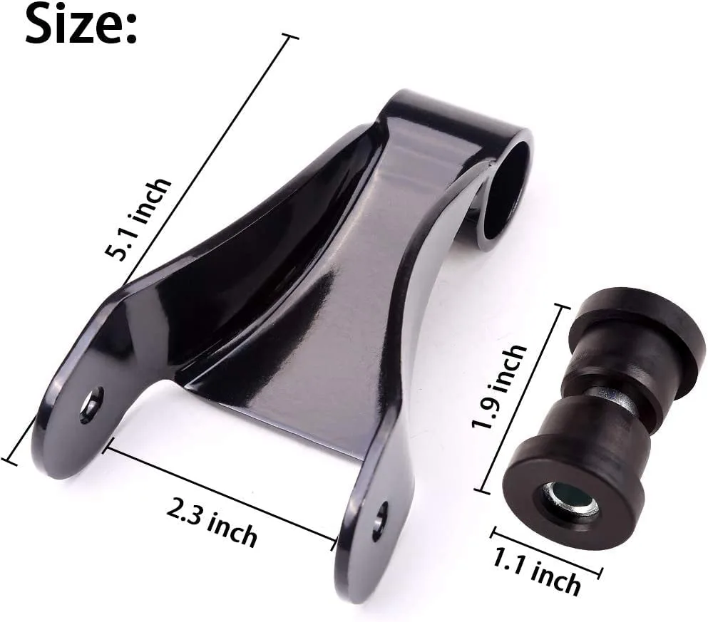 10L0L Rear Shackle Kit for Club Car Precedent 2004-2013 image 4