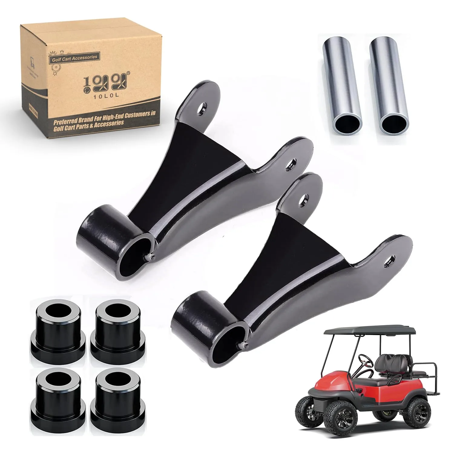 10L0L Rear Shackle Kit for Club Car Precedent 2004-2013